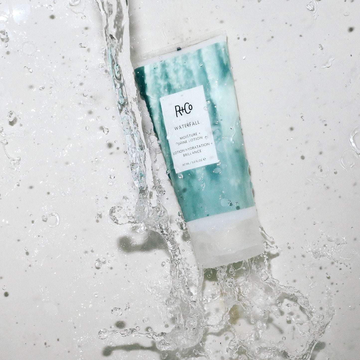 R+Co Waterfall Moisture and Shine Lotion | Lightweight Hair Hydration + Softness | Vegan + Cruelty-Free | 5 Fl Oz Beauty & Personal Care R+Co
