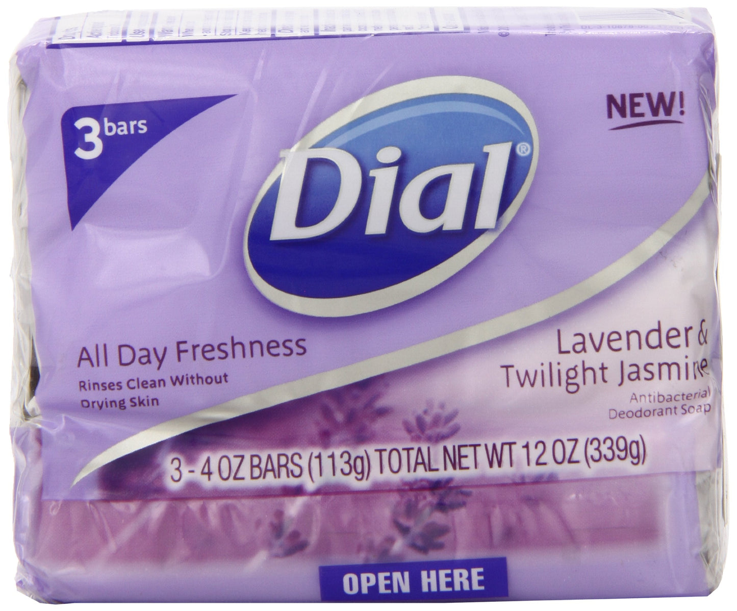 Dial Antibacterial Deodorant Soap Lavender & Twilight Jasmine - 3 CT Beauty & Personal Care Dial