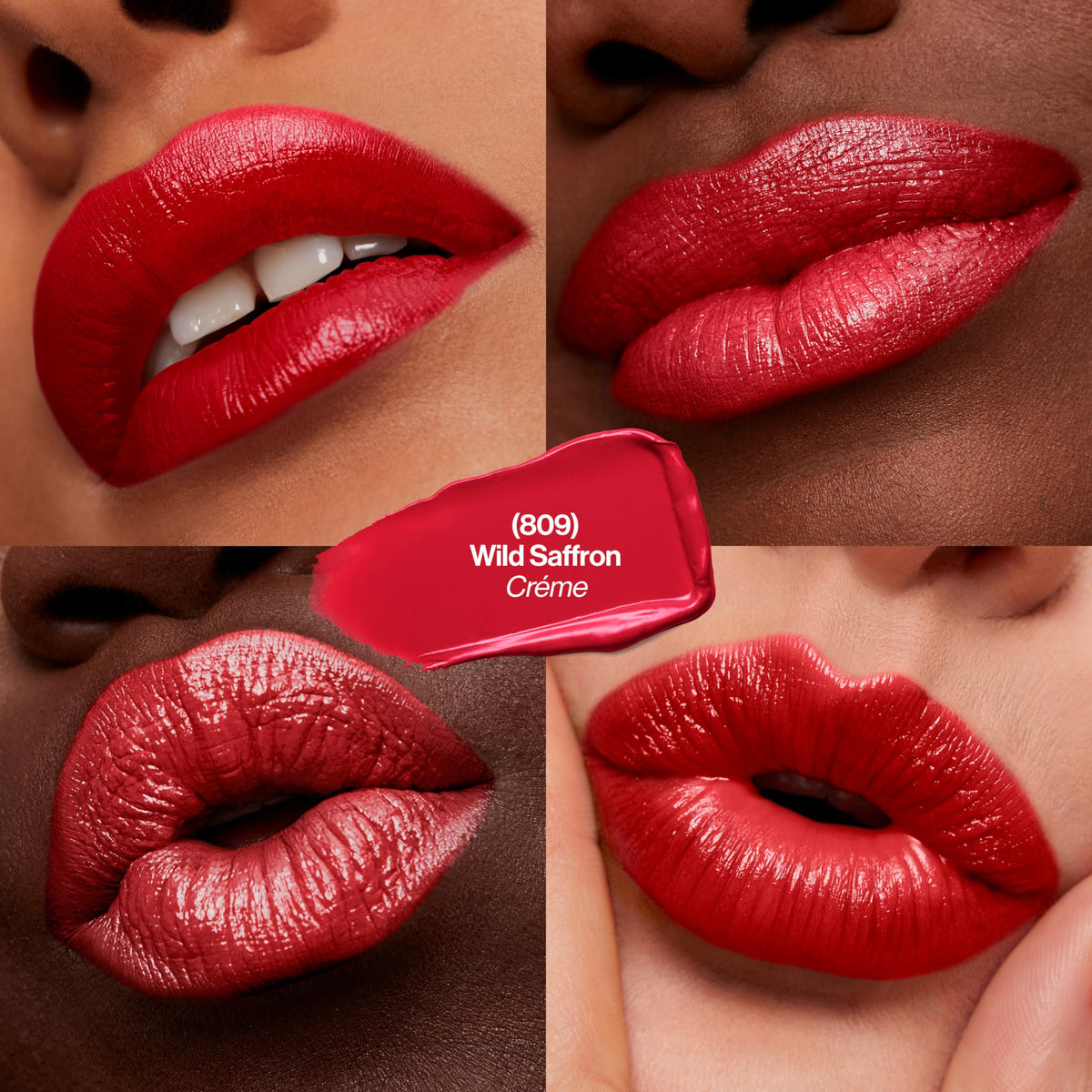 Revlon Super Lustrous Lipstick, Creamy Formula For Soft, Fuller-Looking Lips, Moisturized Feel, 809 Wild Saffron, 0.15 oz Beauty & Personal Care REVLON