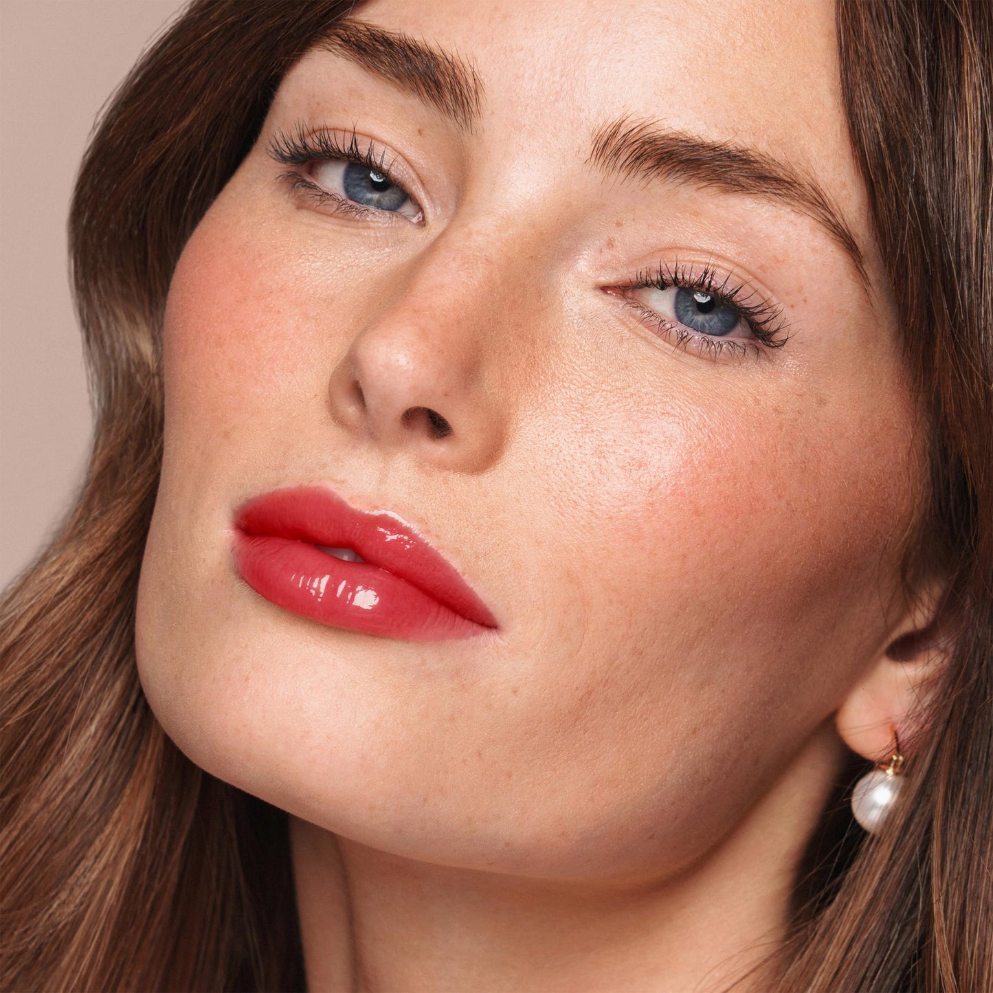 Jouer Essential Tinted Hydrating Lip Oil Gloss - Moisturizing Dry Lip Treatment Serum - Fragrance Free Tinted Lip Oil - Jojoba Seed Oil and Apricot Beauty and Personal Care Jouer