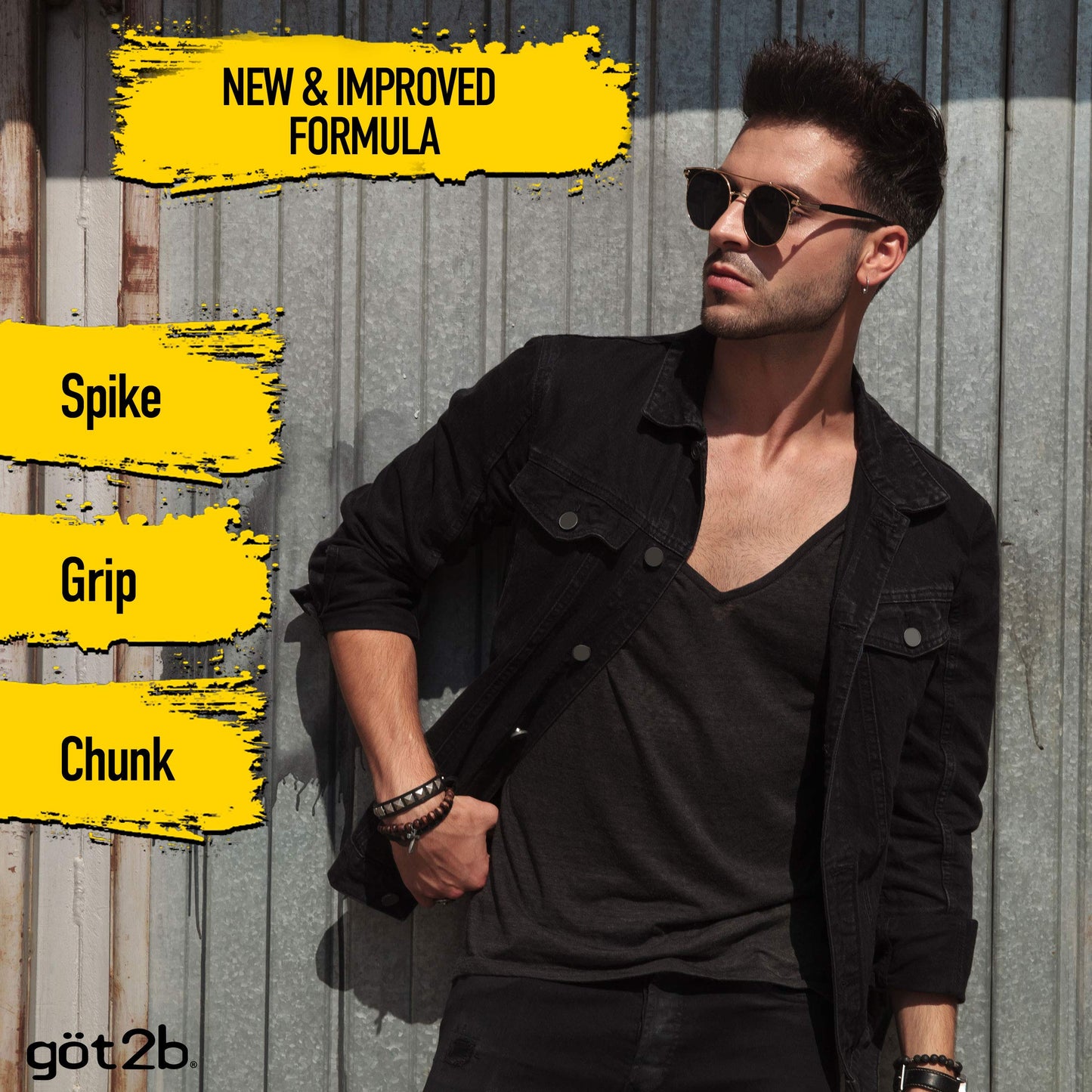 Got2b Glued Styling Spiking Hair Gel, 6 oz (Count of 3) Beauty & Personal Care Got2B