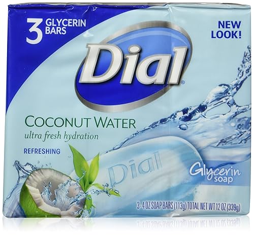 Dial Skin Care Bar Soap, Coconut Water, 4 Ounce (Pack of 3) Beauty & Personal Care Dial