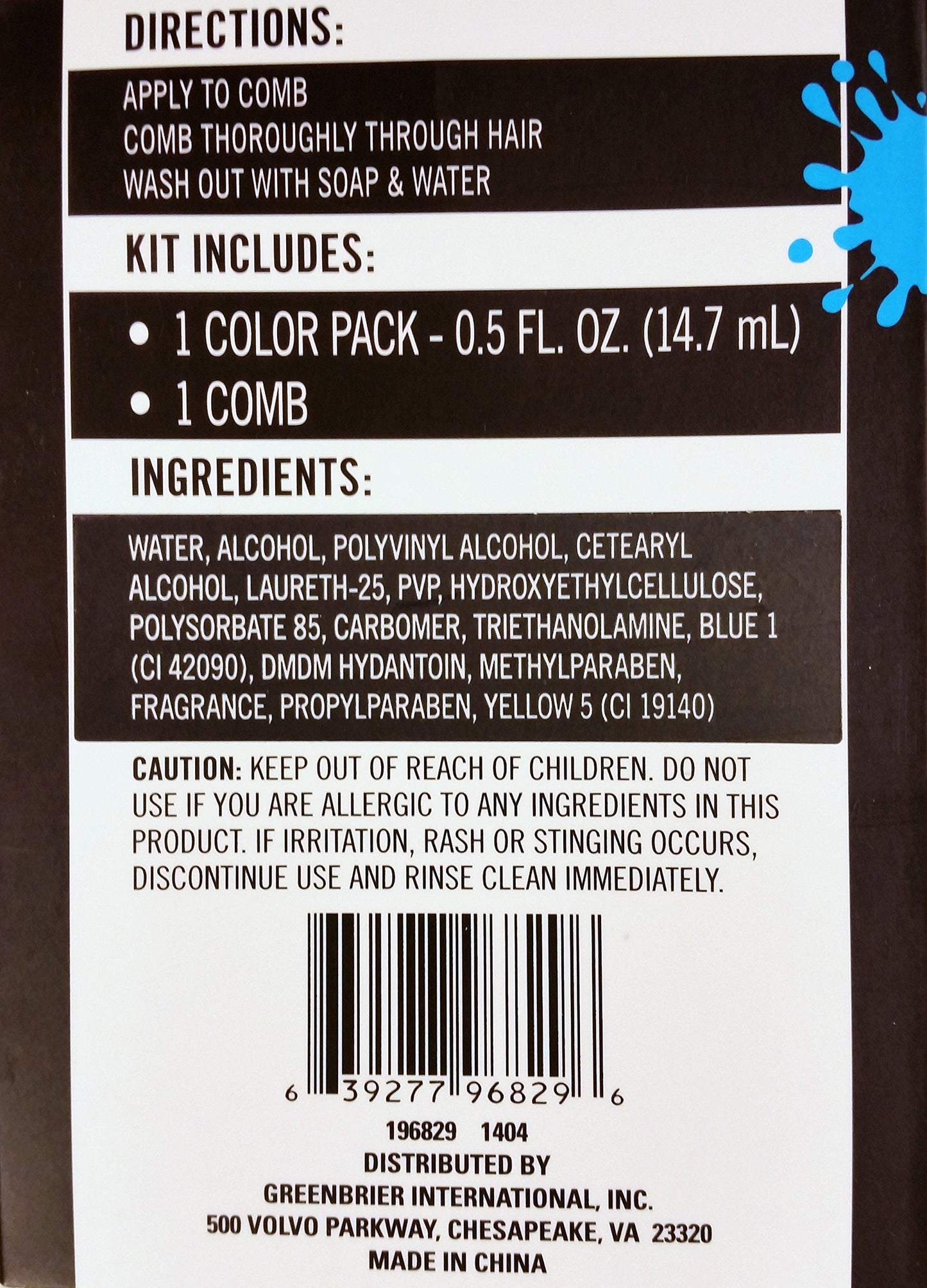 Temporary Hair Color Dye, Hot Pink, Cherry Red, Electric Blue Single Use, Colors May Vary Beauty & Personal Care Greenbrier