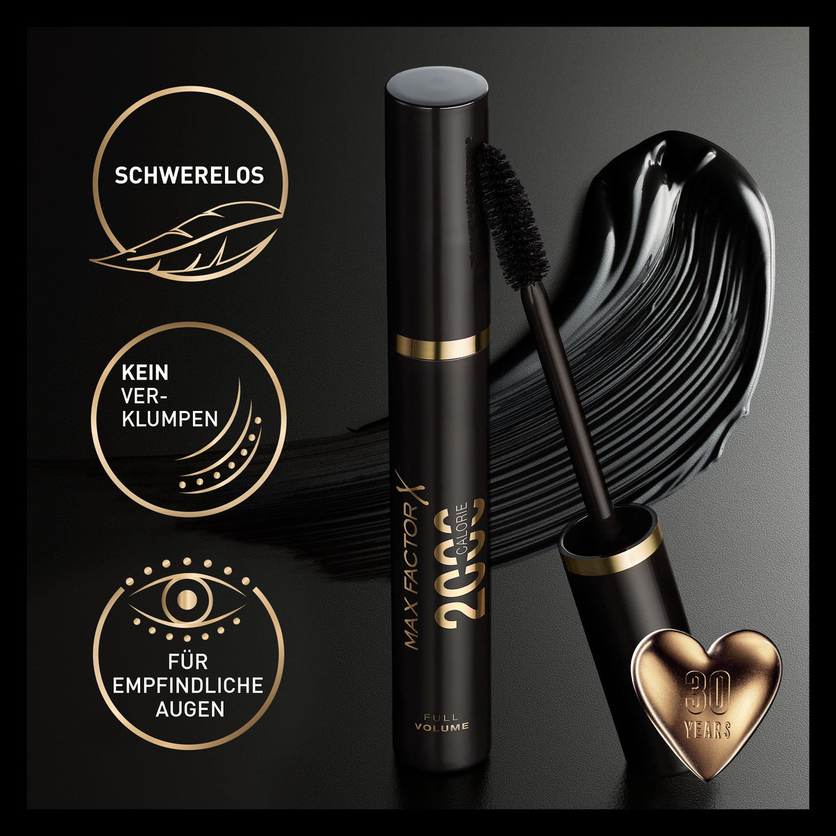 Max Factor 2000 Calorie Mascara Dramatic Volume, Black Brown