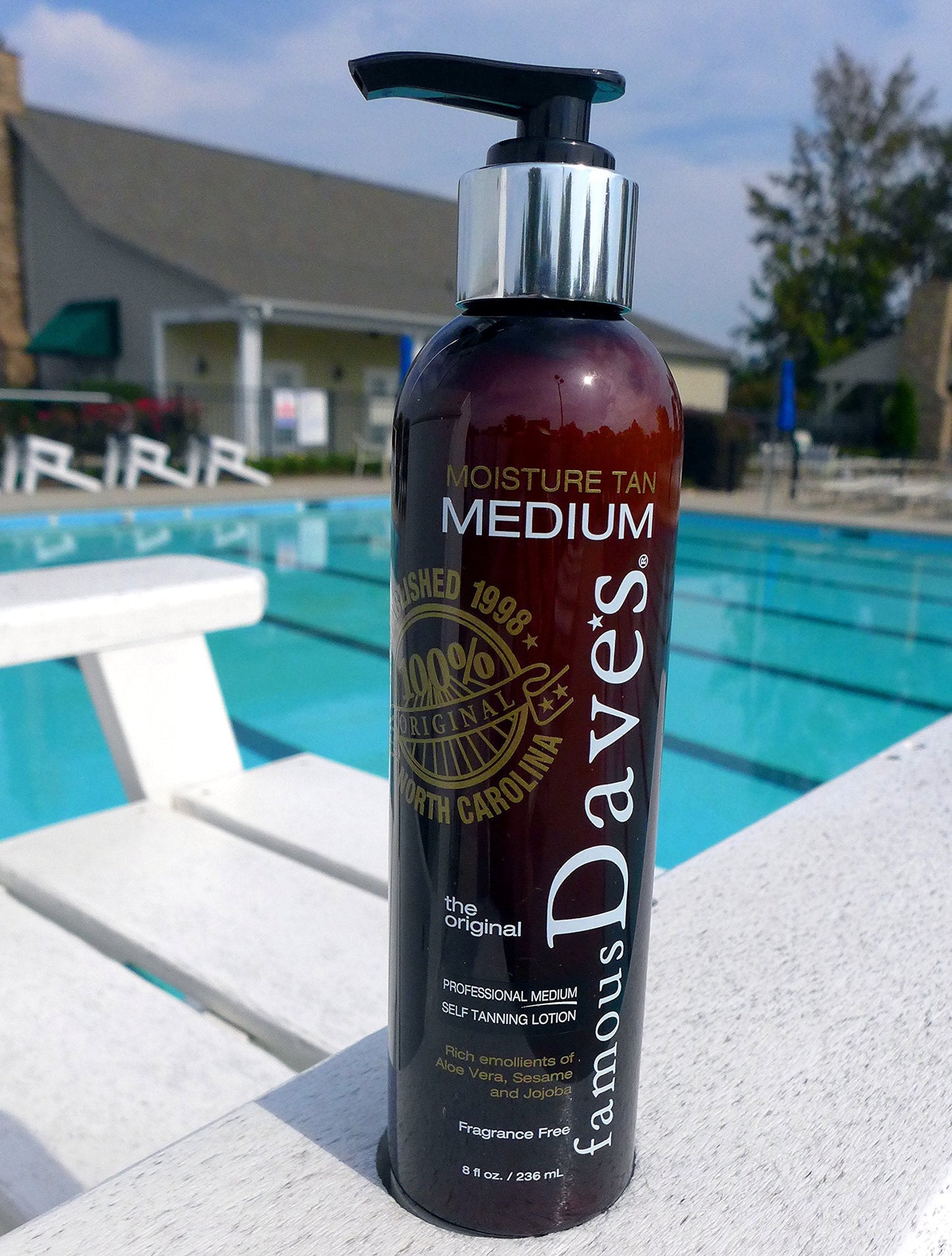 Self Tanner Sunless Tanning Lotion Fair to Medium Skin Tones Sunless Cream Streak-Free Moisturizing Self Tanning with 8 fl oz. Natural Quick-Drying Beauty & Personal Care Famous Dave's Tanner