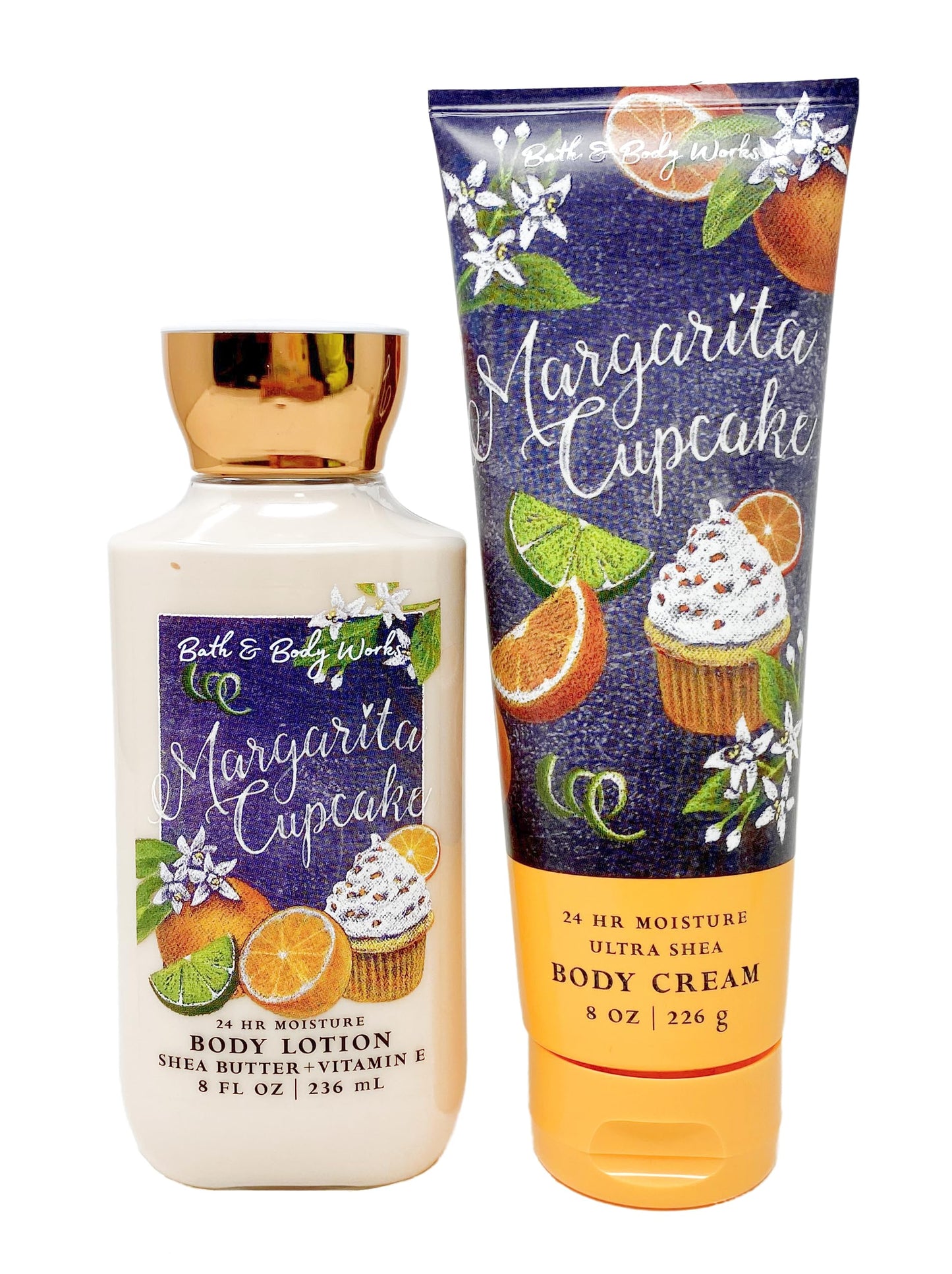 Bath & Body Works Margarita Cupcake - Duo Gift Set - Body Cream and Body Lotion Beauty and Personal Care Bath & Body Works