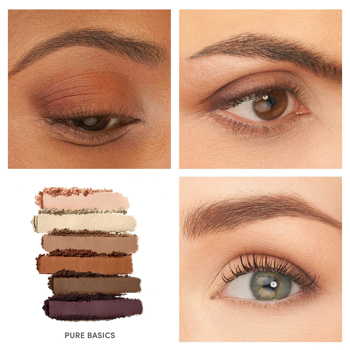 jane iredale PurePressed Eye Shadow Palette, Pure Basics, 0.12 oz.