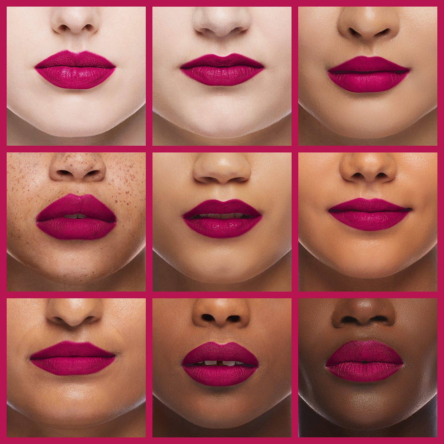 ILIA - Color Block Lipstick | Non-Toxic, Vegan, Cruelty-Free, Hydrating + Long Lasting, No Budge Color with Full Coverage (Knockout (Bold Magenta With Beauty & Personal Care ILIA