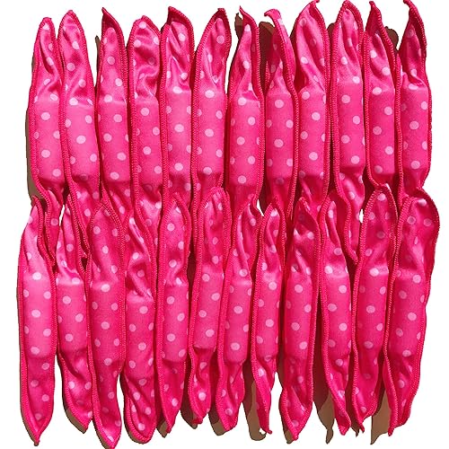 40 Soft Heatless Hair Curlers - Large Overnight Pillow Sponge Rollers for Curly Hairstyle Beauty & Personal Care Dababell