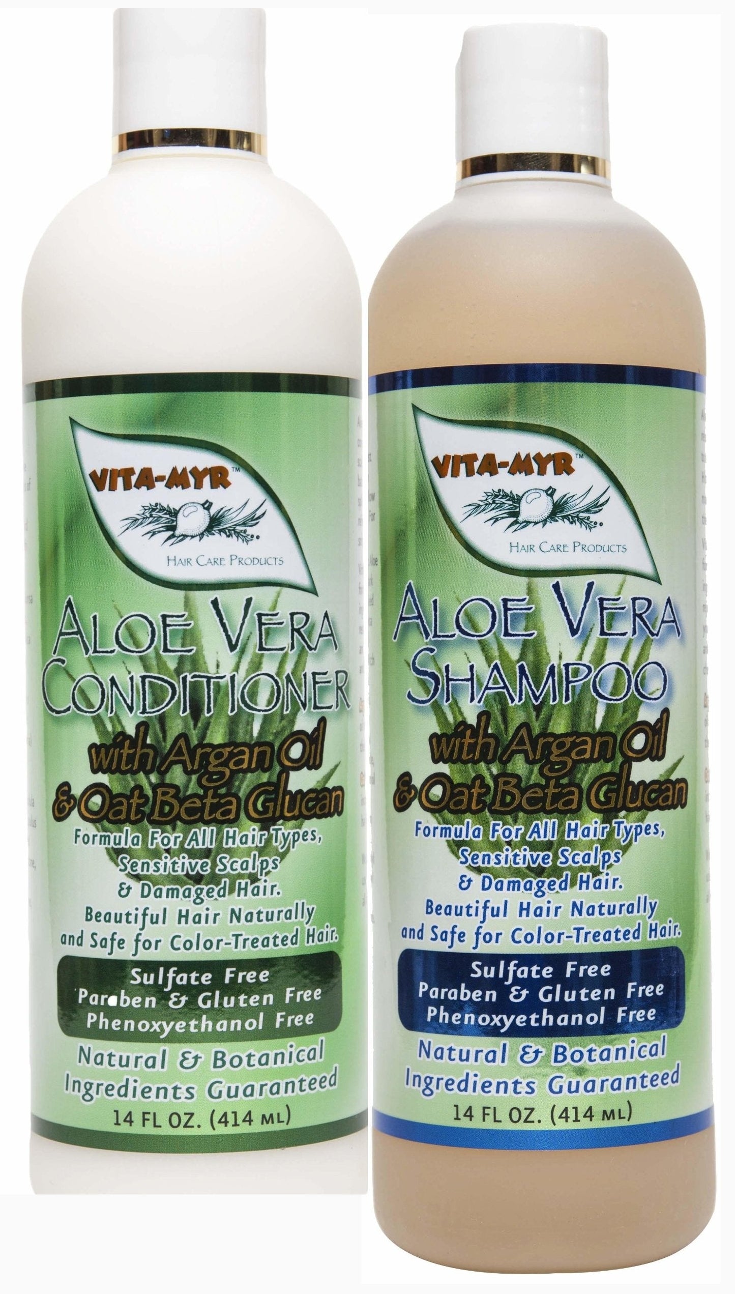 VITA-MYR Herbal Shampoo and Conditioner Set (Serene Aloe Vera) Beauty & Personal Care VITA-MYR