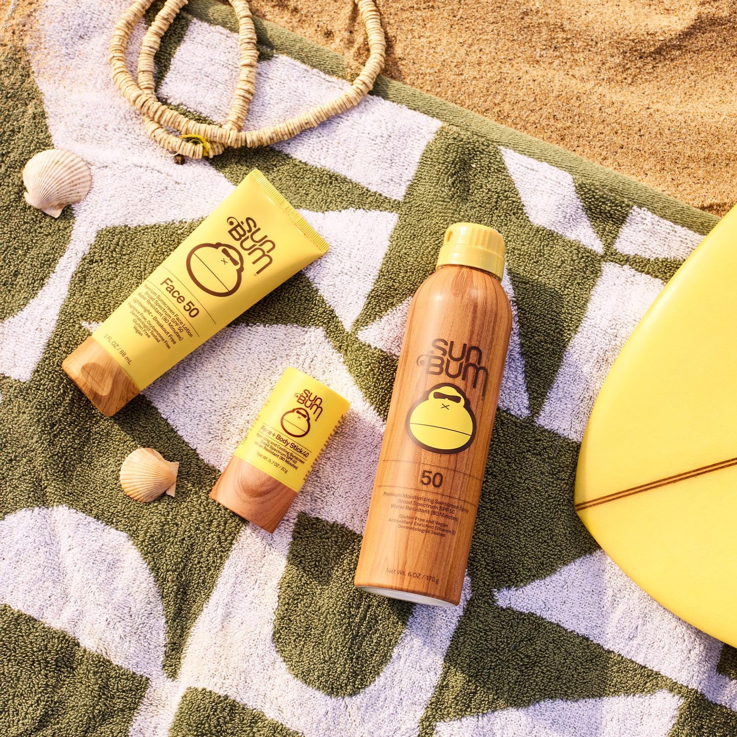 Sun Bum Original SPF 40 Cooling Face and Body Sunscreen Stick - Water resistant Broad Spectrum Facial Sunscreen - Hawaii 104 Act Compliant (Made Beauty & Personal Care Sun Bum
