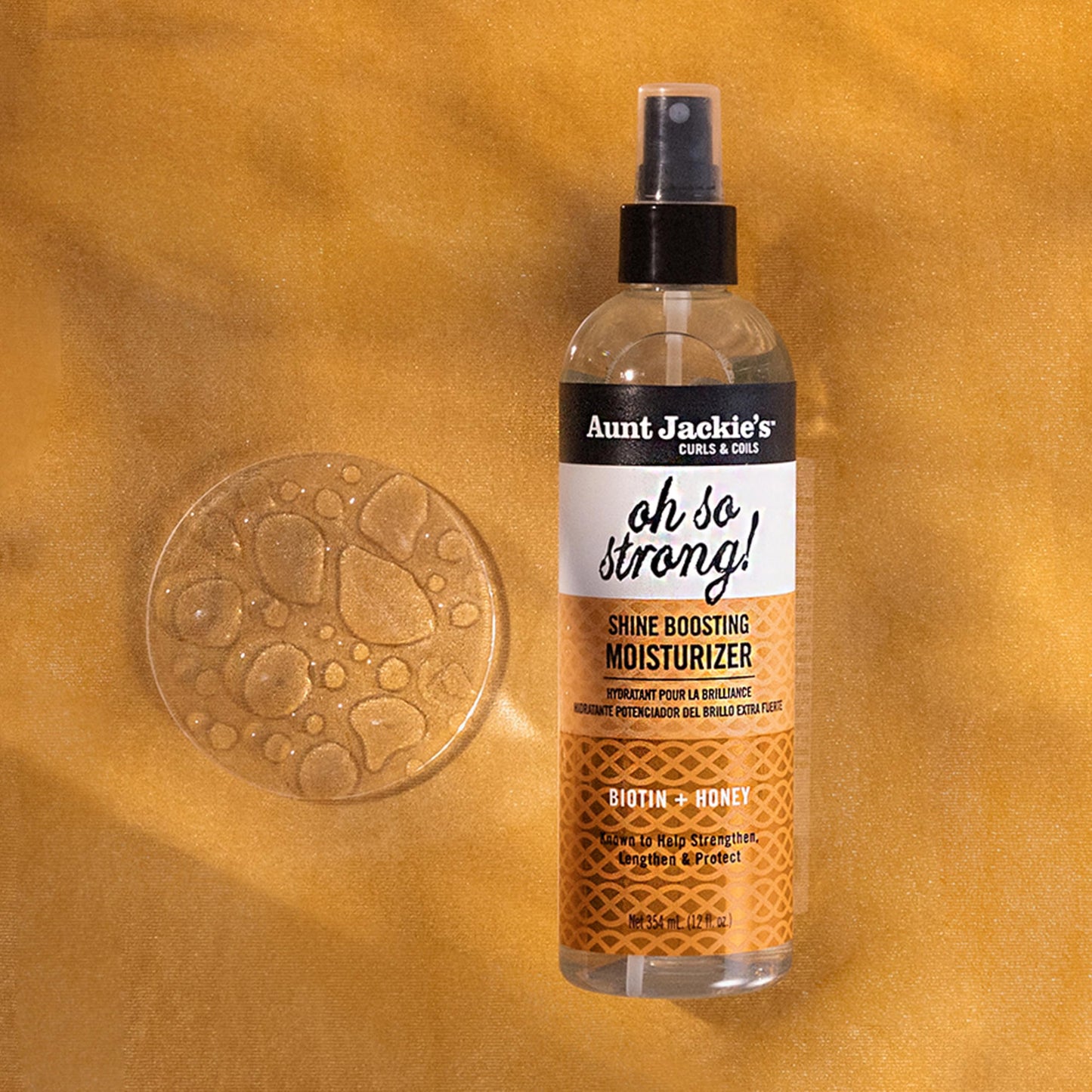 Aunt Jackie's Award-Winning Braid + Twist Collection Oh So Strong Shine Boosting Moisturizer, 12 fl oz Beauty & Personal Care Aunt Jackie's