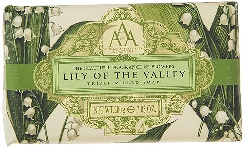AAA Floral - Triple-Milled Luxury Soap Bar - Lily of the Valley - 200 g / 7.05 oz (SLS and Paraben Free) Beauty & Personal Care AAA DE AROMAS ARTESANALES DE ANTIGUA