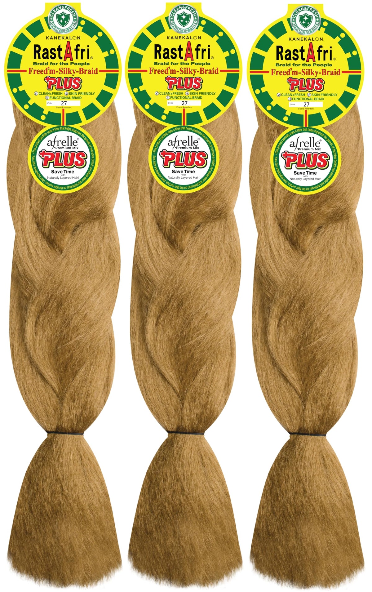 RastAfri AFB Silky Synthetic Braiding Hair Extensions, Soft Silky Texture for Braiding, Twists & Protective Hairstyles, Lightweight and Tangle