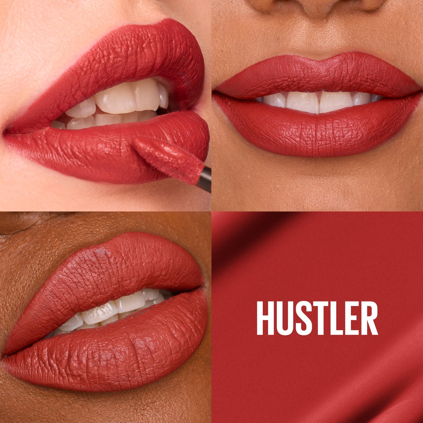Maybelline Super Stay Matte Ink Liquid Lipstick Makeup, Long Lasting High Impact Color, Up to 16H Wear, Hustler, Red Brown, 1 Count, Packaging May Beauty & Personal Care MAYBELLINE