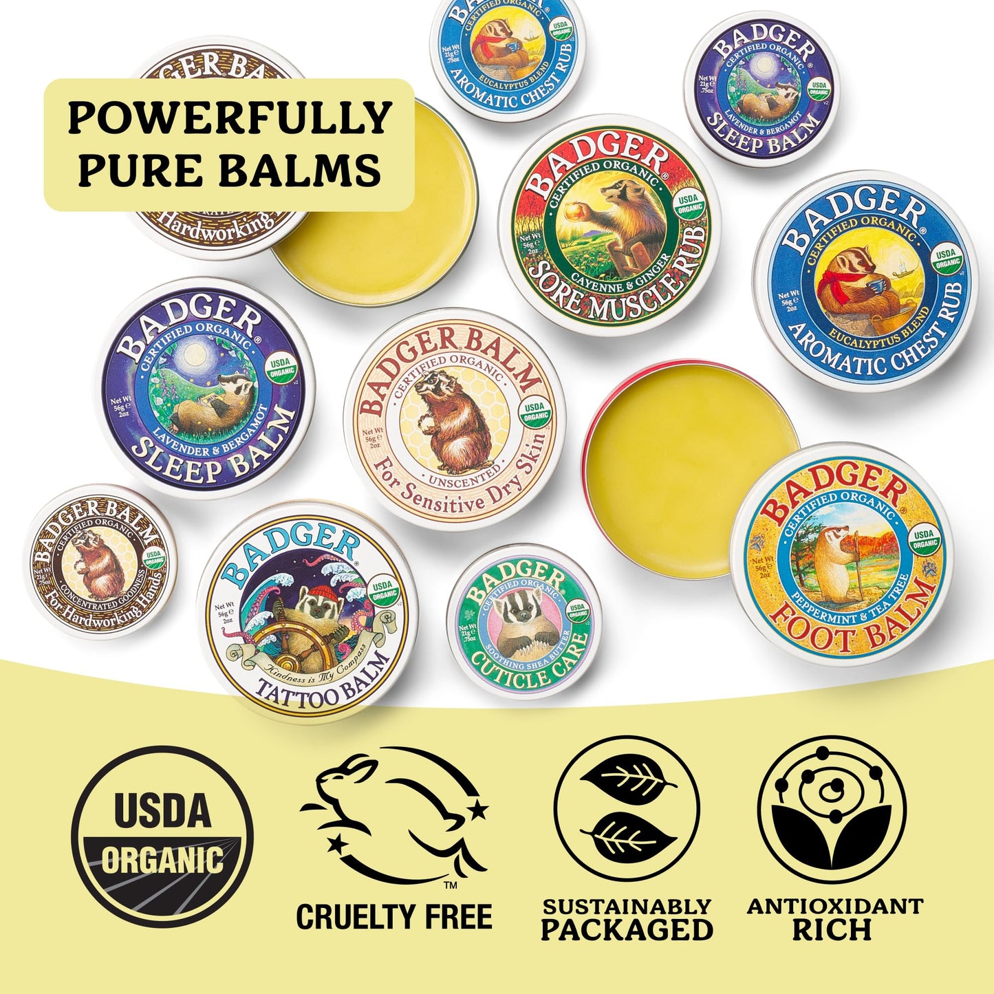 Badger Cuticle Cream, Deep Hydration for Dry, Cracked Cuticles & Hangnails, 100% Organic Cuticle Balm with Rich Shea Butter for Strong, Healthy Nails Beauty and Personal Care Badger