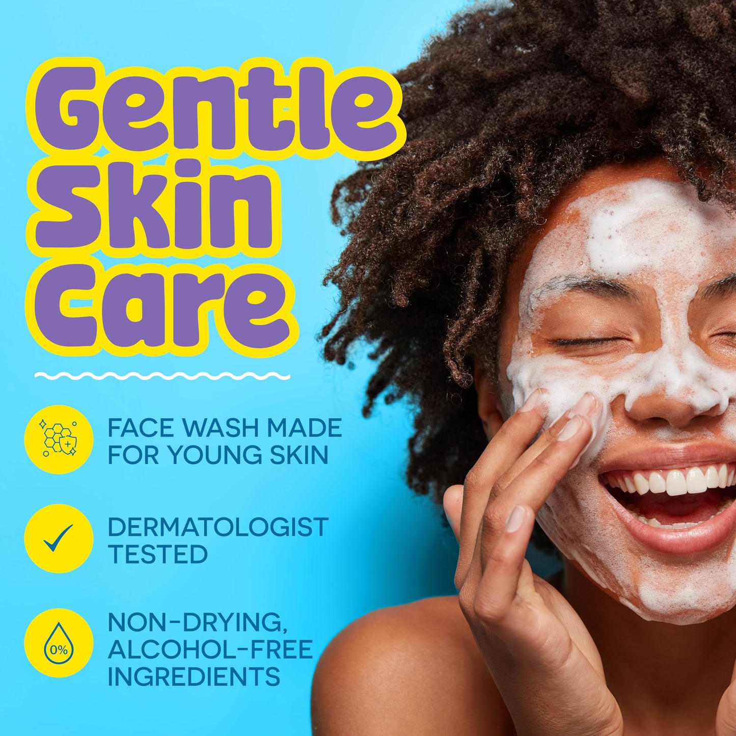 BeYOUtiful Cleansing Face Wash, Preppy Skin Care for Teens, Tweens, and Kids, Gentle and Safe Acne Face Wash, Kids Facial Cleanser for Girls and Boys Beauty & Personal Care BeYoutiful
