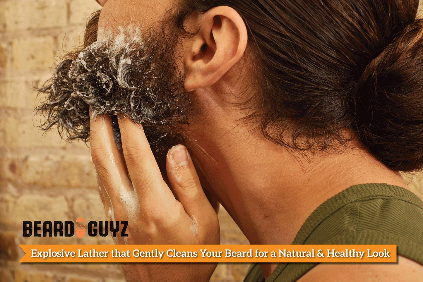 Beard Guyz Beard Wash - Daily Beard Cleanser & Shampoo - Gentle Facial Hair Wash with Argan Oil & Botanic Extracts - Refreshing Citrus Beard Cleanser Beauty and Personal Care Beard Guyz