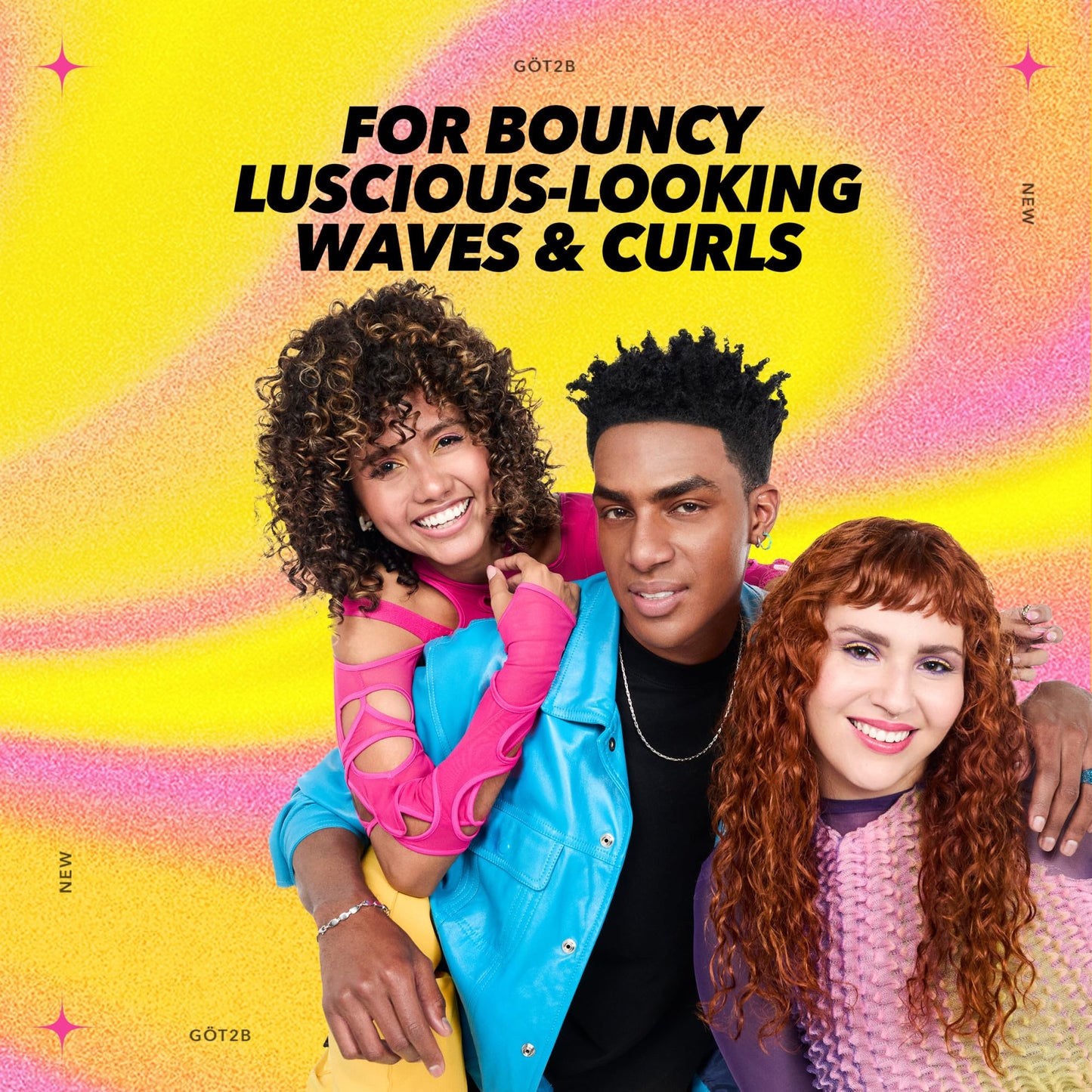 Got2B Curled Flexible Curl Foam, 6.7 Fl Oz, Hair Mousse for Frizz Control and Heat Protection, Lightweight Hold, No-Crunch Definition for Wavy & Curly Beauty & Personal Care Got2B