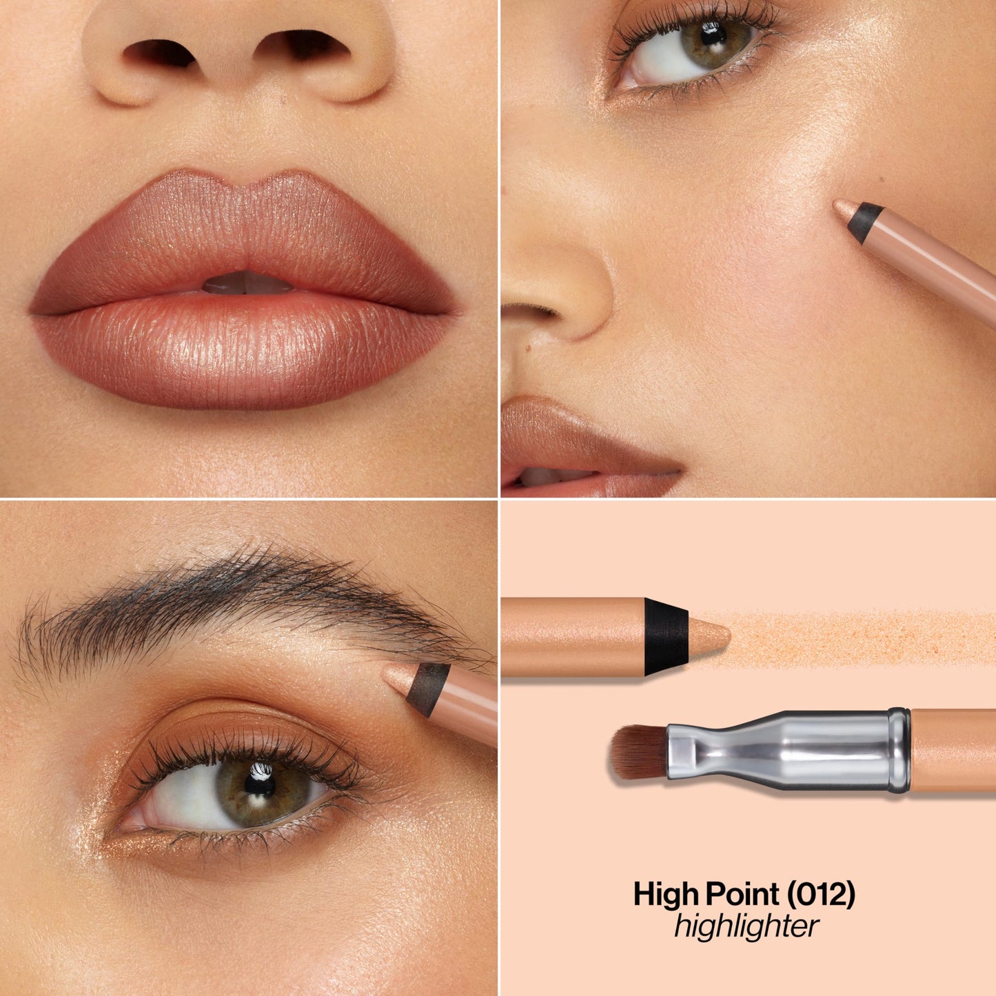 Revlon ColorStay Multi-Liner, Creamy Formula, Multiuse For Lips, Eyes & Face, Precision Brush for Easy Blending, 012 High Point Beauty & Personal Care REVLON