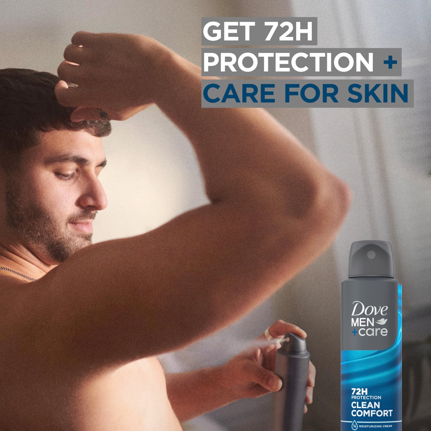 Dove Men+Care Antiperspirant Deodorant Dry Spray Clean Comfort For Men 72-hour Sweat and Odor Protection with Triple Defense Technology, 3.8 Ounce Beauty & Personal Care DOVE MEN + CARE