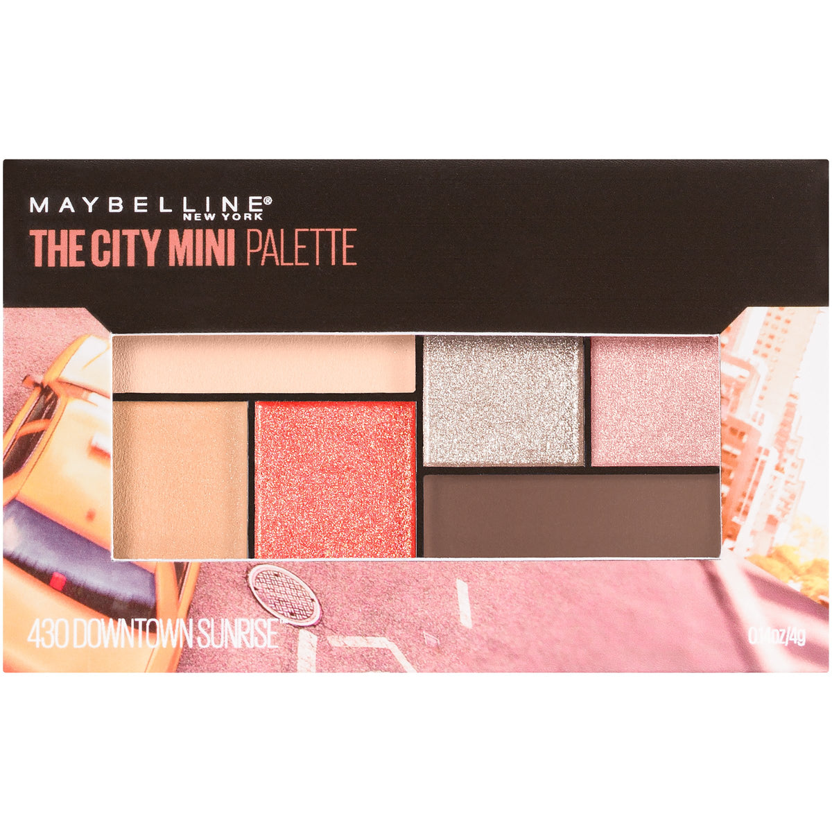 Maybelline New York The City Mini Palette, Downtown Sunrise, 0.14 Ounce