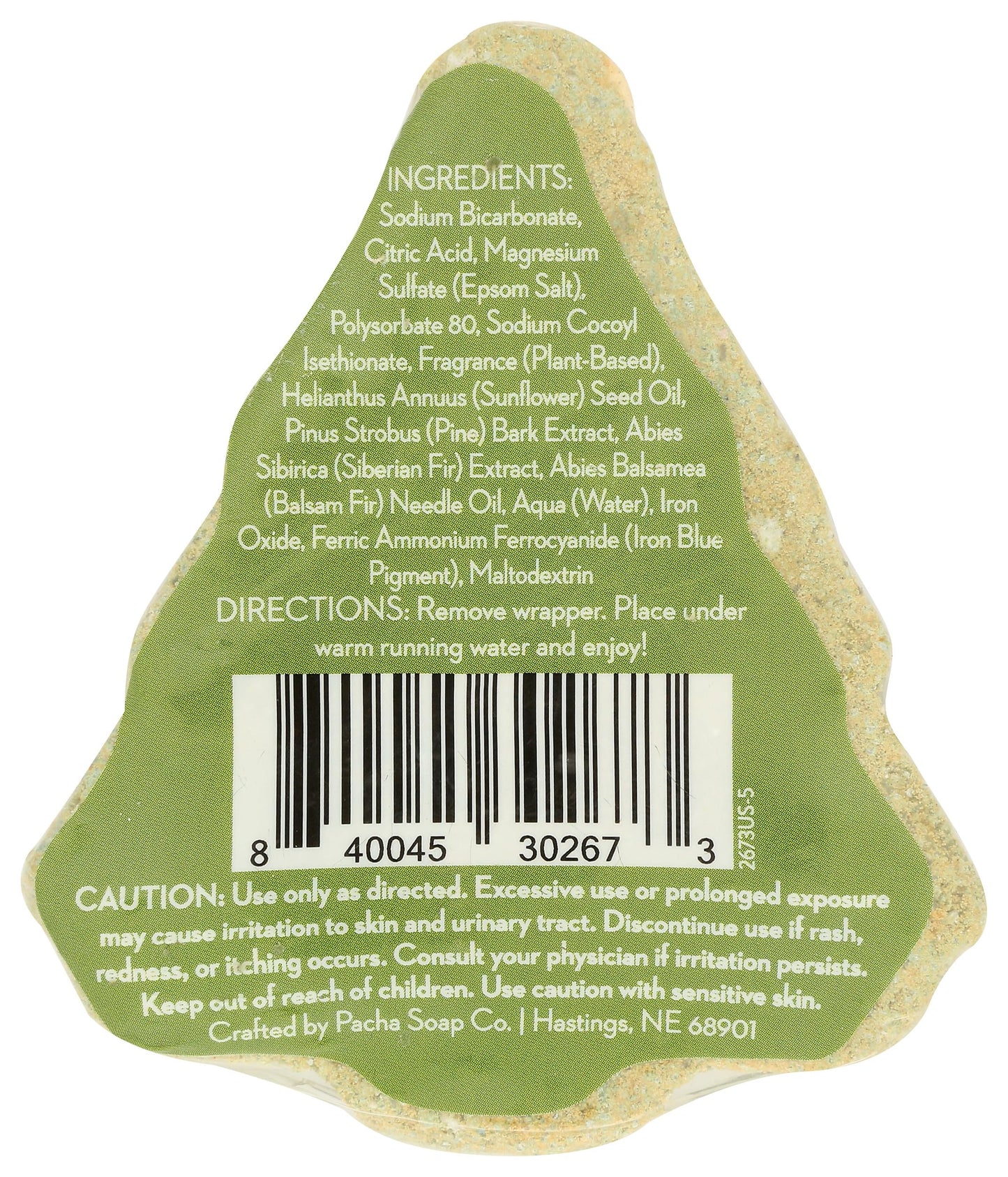 PACHA SOAP Balsam & Pine Froth Bomb, 5 OZ Beauty & Personal Care Pacha Soap Co