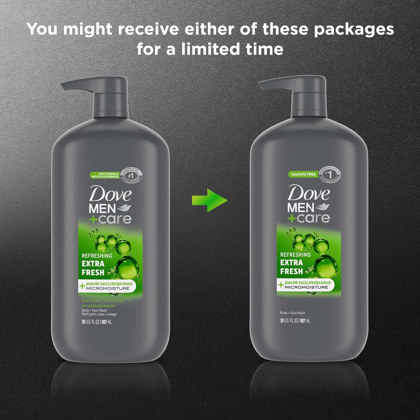 DOVE MEN + CARE Body and Face Wash Refreshing Extra Fresh Men's Body Wash with 24-Hour Nourishing Micromoisture Technology 30 oz Beauty & Personal Care DOVE MEN + CARE