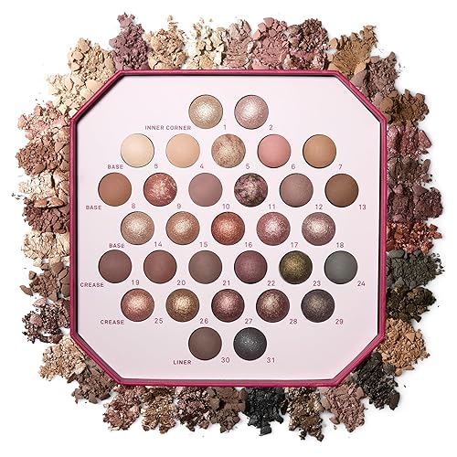 LAURA GELLER NEW YORK The Ultimate Palette Minimalism Maximized | Includes 31 Baked Eyeshadows in Classic and Marble with Matte & Shimmer Finishes Beauty & Personal Care LAURA GELLER NEW YORK