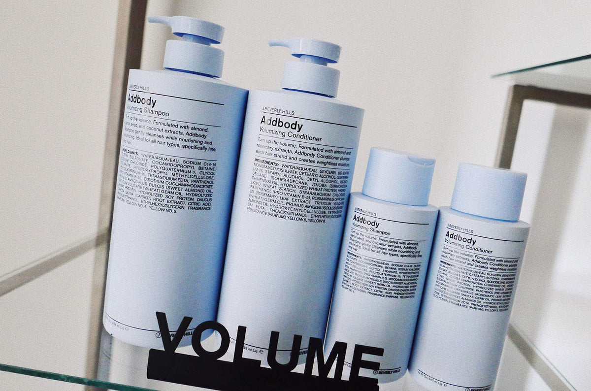 J Beverly Hills Blue Addbody Volumizing Shampoo with Vitamin E Oil for Strong Hair, 12 Oz Beauty & Personal Care J Beverly Hills