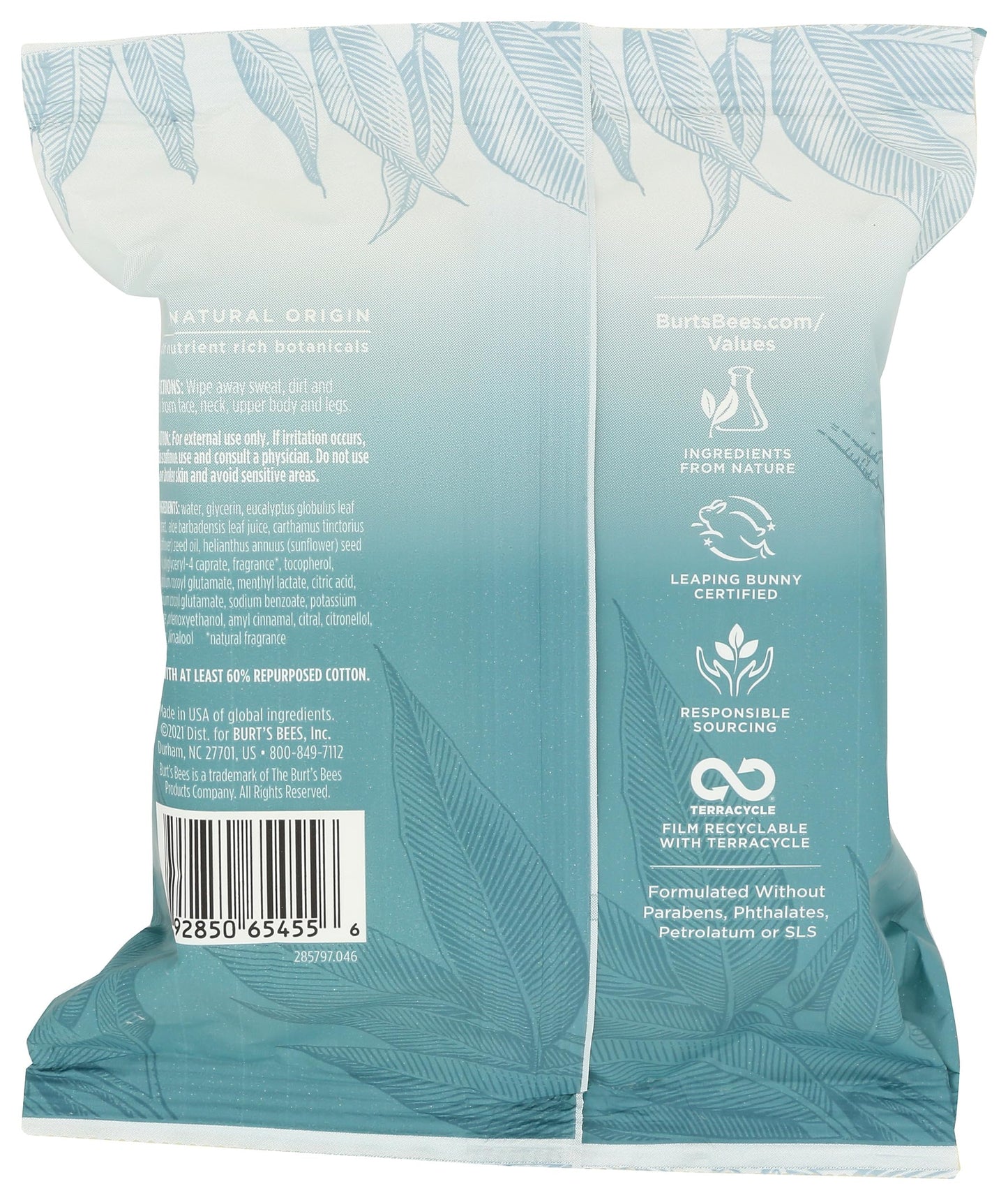 Burt's Bees, Wipes Cooling Body, 30 Count Beauty & Personal Care Burt's Bees