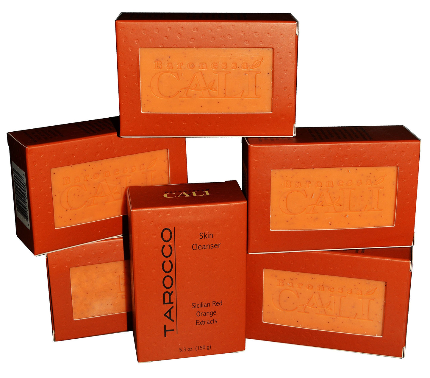 Baronessa Cali Tarocco Deep Moisturizing Skin Cleanser with Exfoliate - Sicilian Red Orange Extracts, Refreshing Scent - 5.3 Ounces, Pack of 6 Beauty & Personal Care RAPSI, FRANCOFONTE BARONESSA CALI, SICILY, ITALY