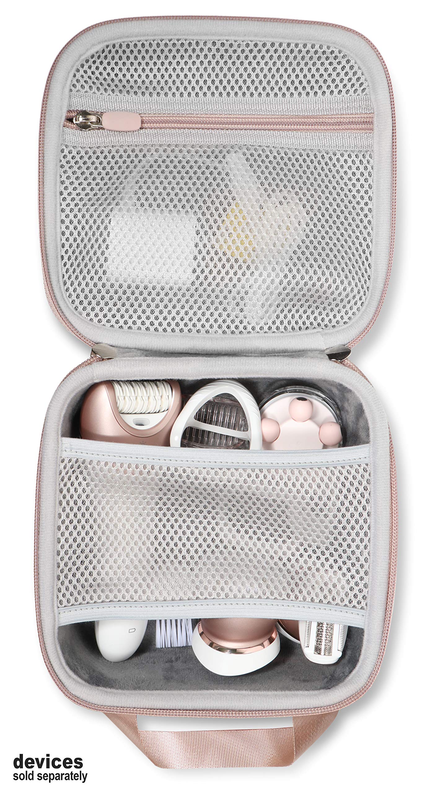 GETGEAR Women's Epilator Case for Philips Satinelle Advanced Wet & Dry Epilator, Prestige Bre650, Deess Permanent Hair Removal, Flawless Legs Women Beauty and Personal Care GETGEAR