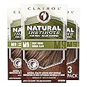 Clairol Natural Instincts Semi-Permanent Hair Dye for Men, M9 Light Brown Hair Color, Pack of 3 Beauty & Personal Care Clairol