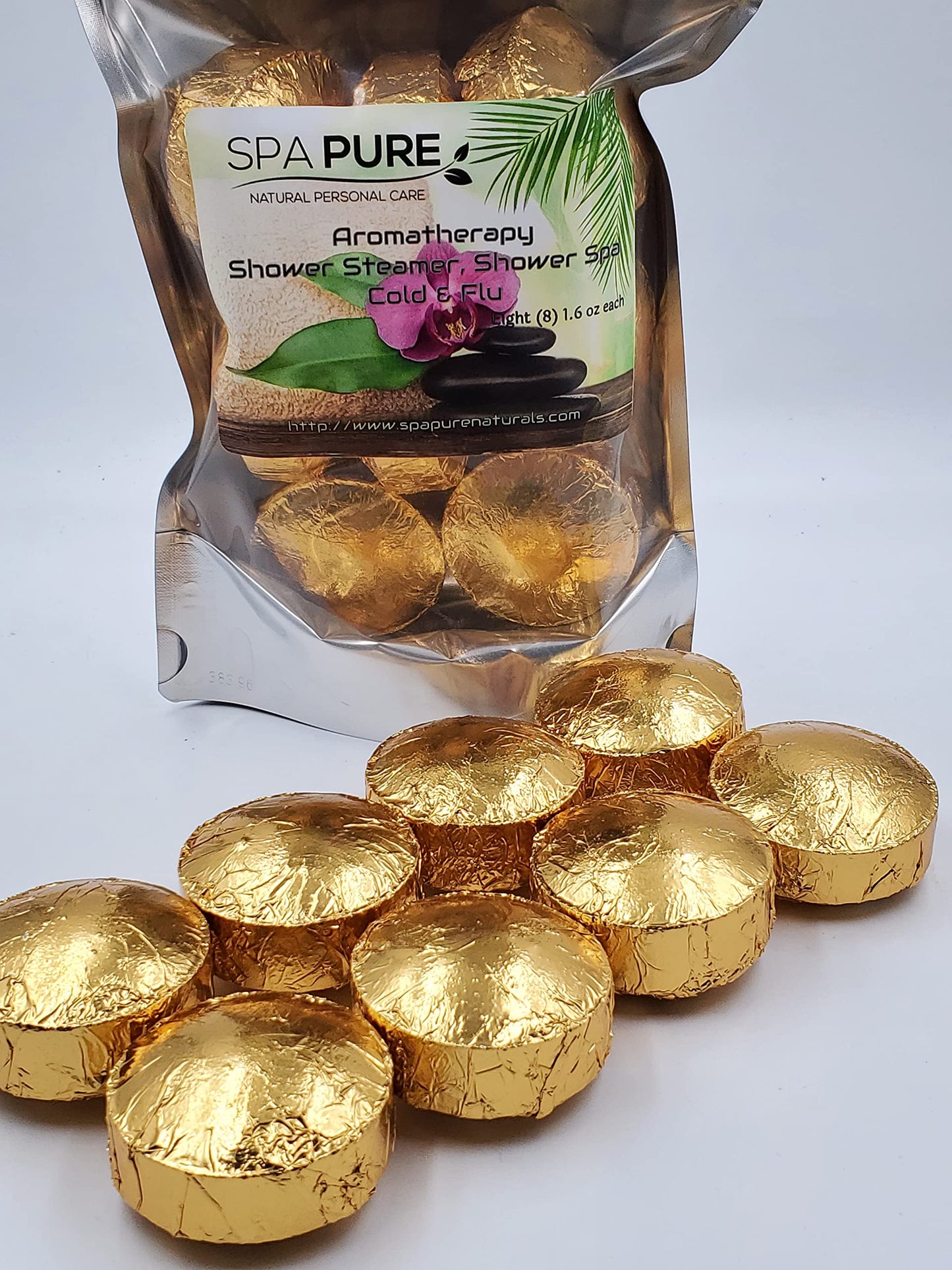 Spa Pure Cold Relief Aromatherapy: Shower Steamers, Shower Bombs, Bath Melts, USA Made with 100% Pure Essential Oils - Transform Your Shower 8 Count… Beauty & Personal Care Spa Pure