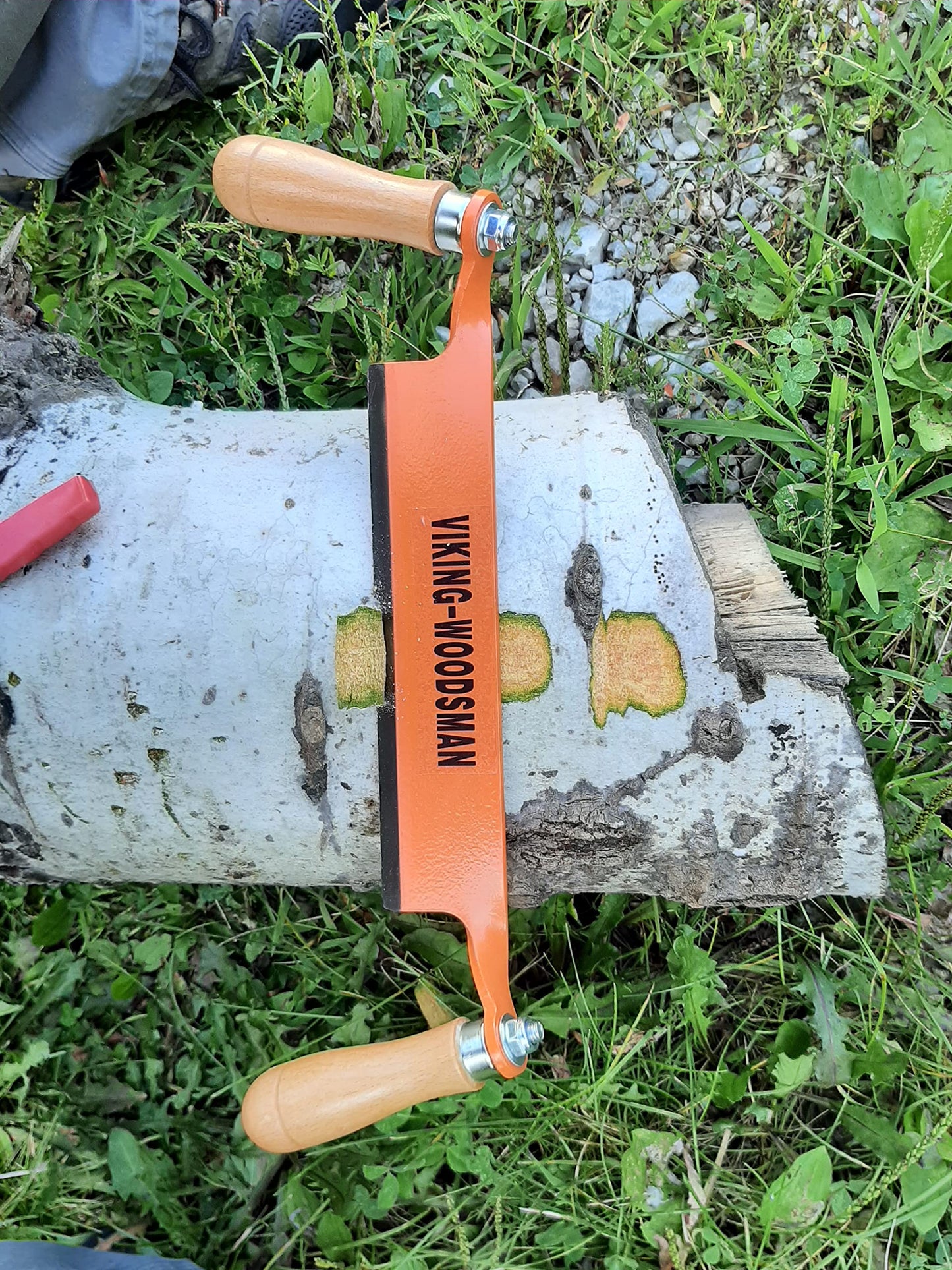 Viking Woodsman LT029 8 inch Straight 30 deg Bevel Blade Sharpened Draw Shave Beauty and Personal Care Viking-Woodsman