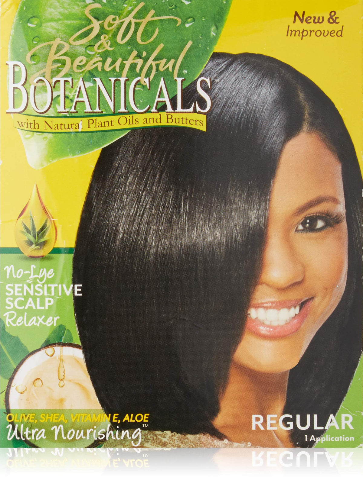 Soft And Beautiful Botanicals With Natural Plant And Butters Relaxer Kit Regular, 1 Ea (pack of 1)
