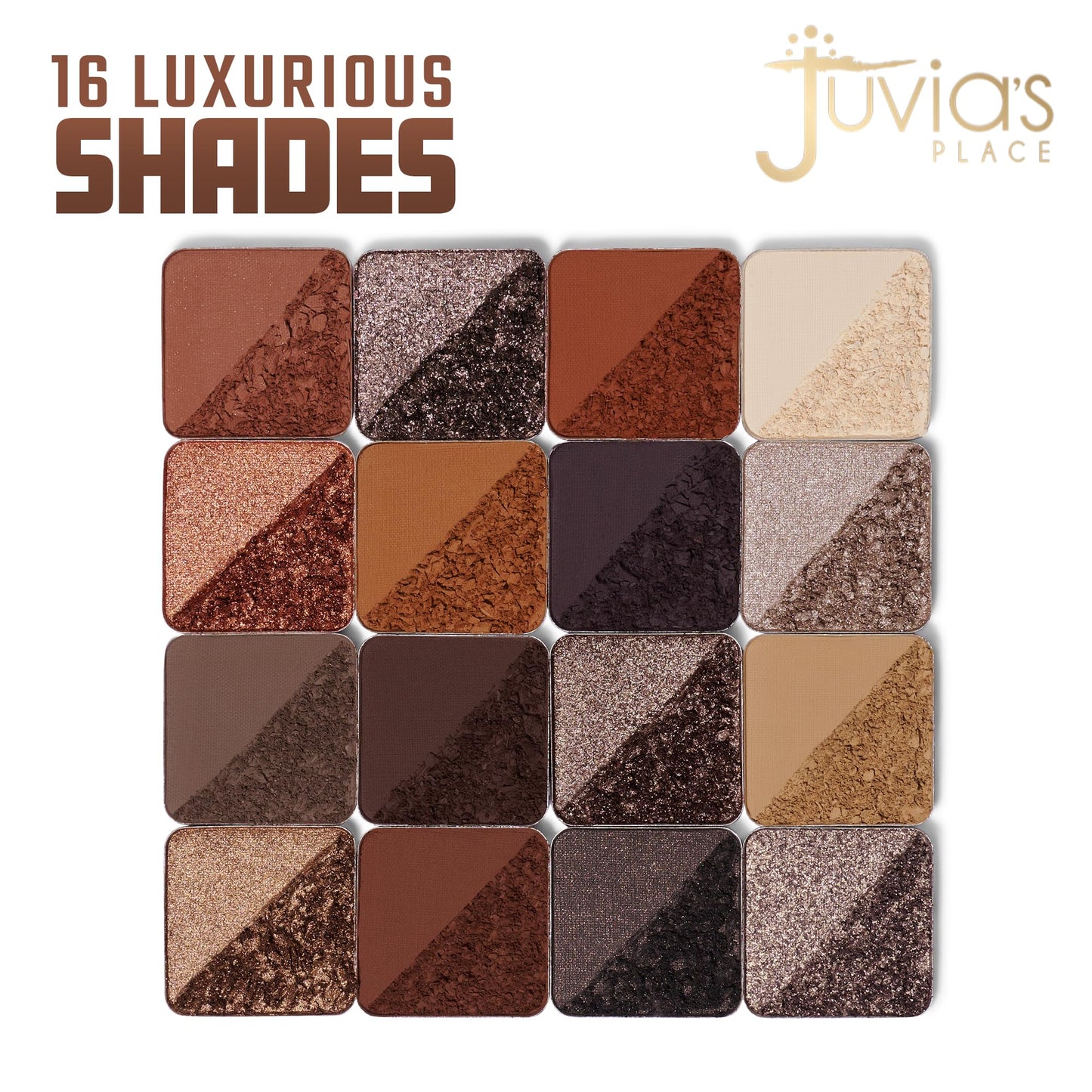Juvia's Place Coffee Shop Eyeshadow Palette - 16 Pan Palette, Tan, Auburn, & Rich Dark Chocolate, Mattes and Shimmers, Highly Pigmented and Buttery… Beauty & Personal Care Juvia's Place