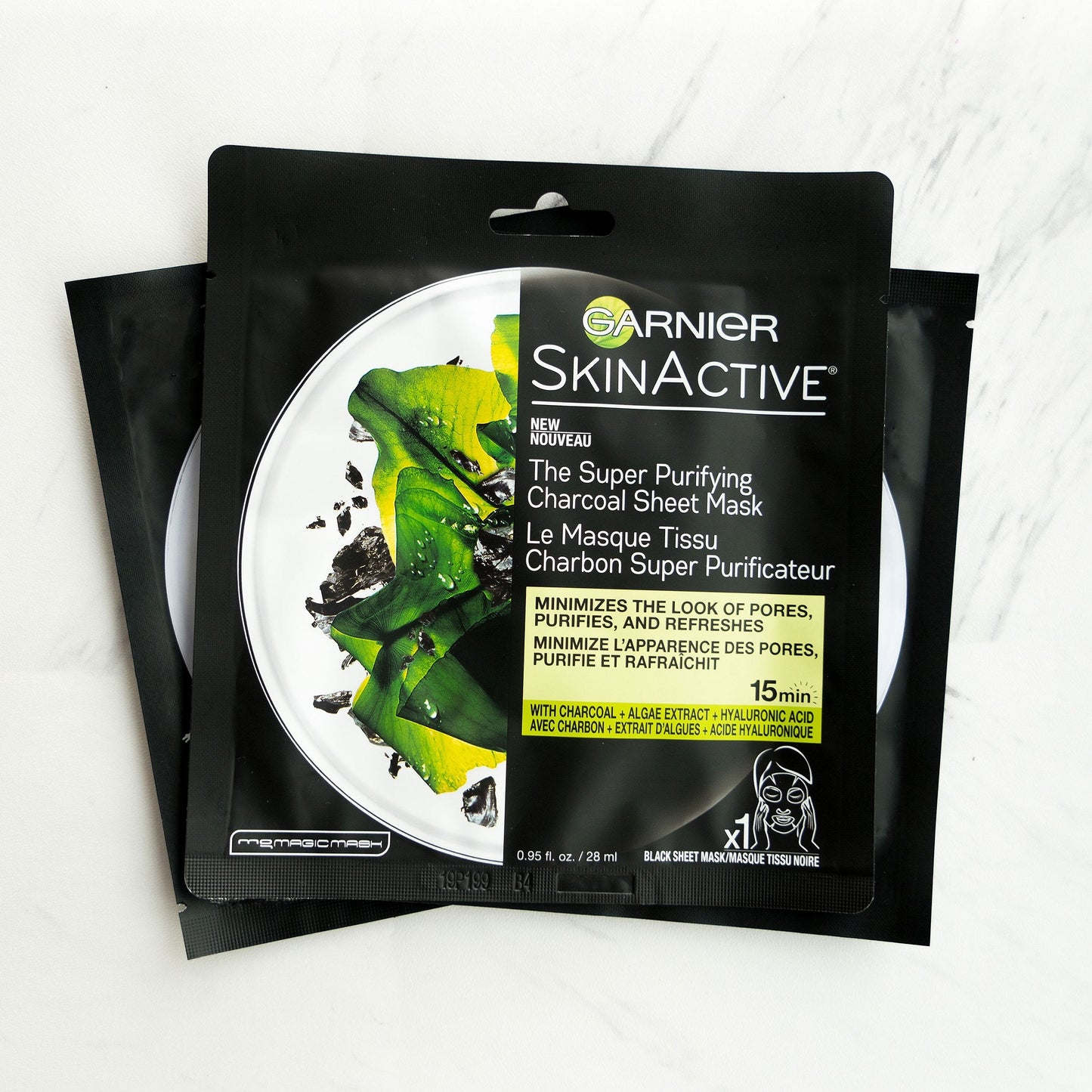 Garnier SkinActive Super Purifying Charcoal Sheet Mask, 6 Count Beauty & Personal Care Garnier