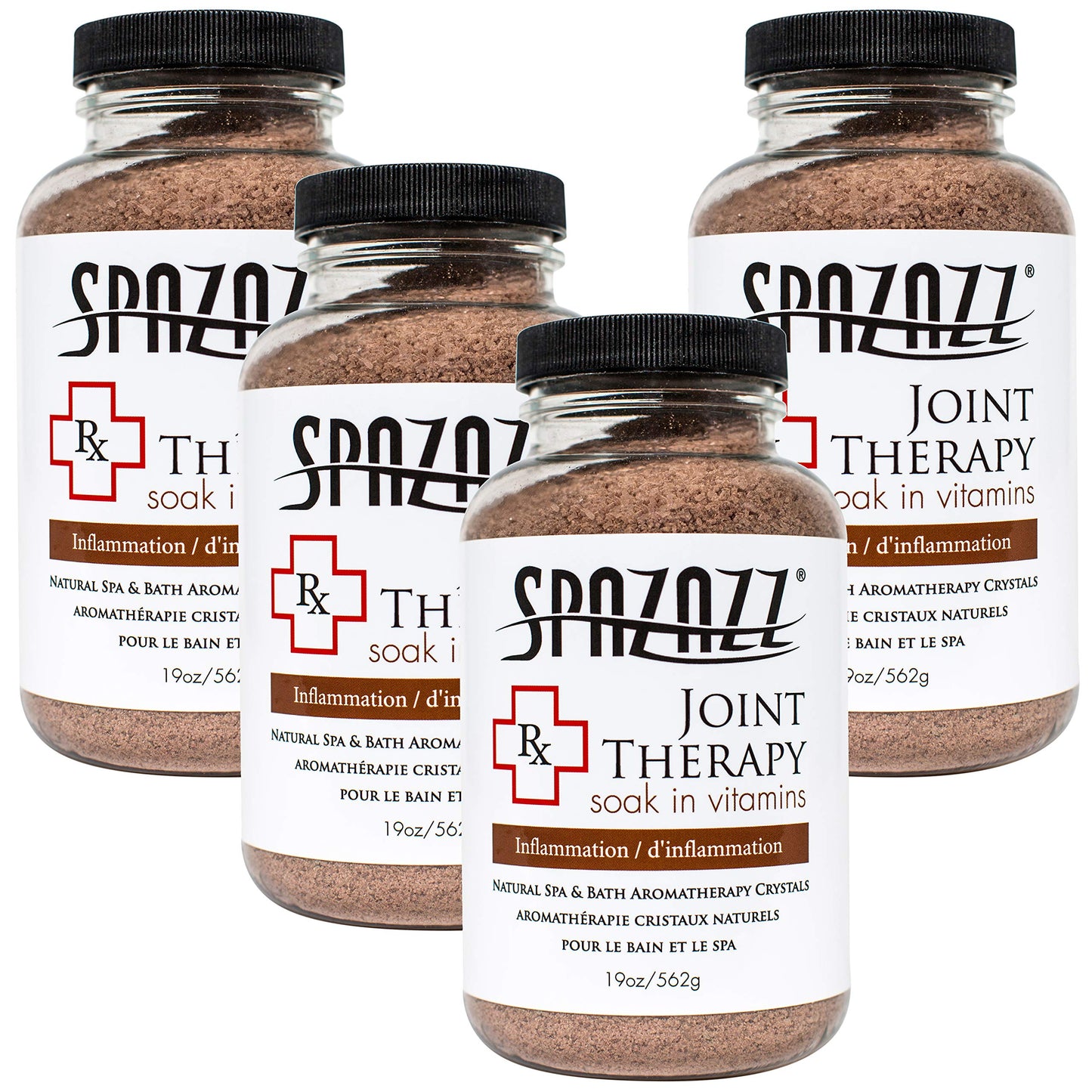 Spazazz RX Joint Therapy - Inflammation (19 oz) (4 Pack) Beauty and Personal Care Spazazz