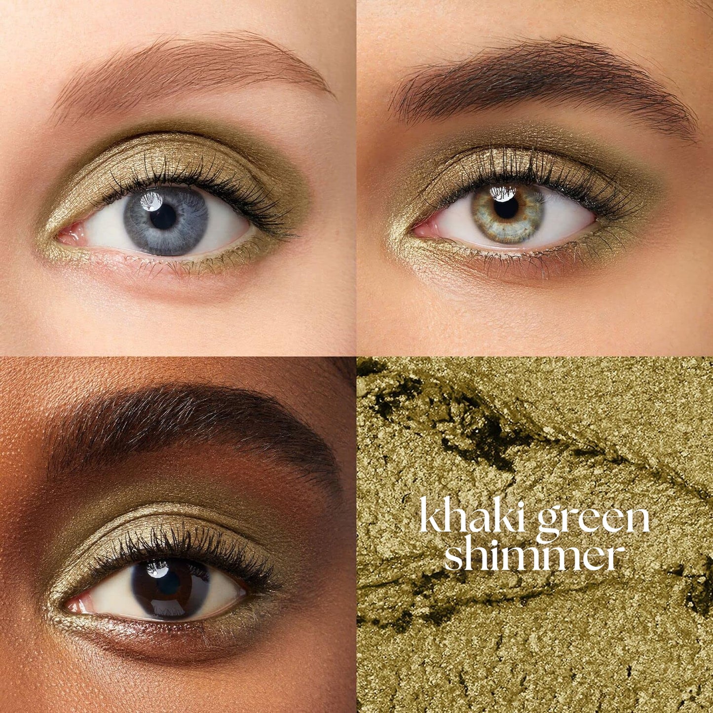 Julep Eyeshadow 101 Cream-to-Powder Waterproof Shadow Stick - Khaki Green Shimmer - Long-Lasting, Crease-Proof, Taupe Green Shimmer Cream Eyeshadow Beauty & Personal Care Julep