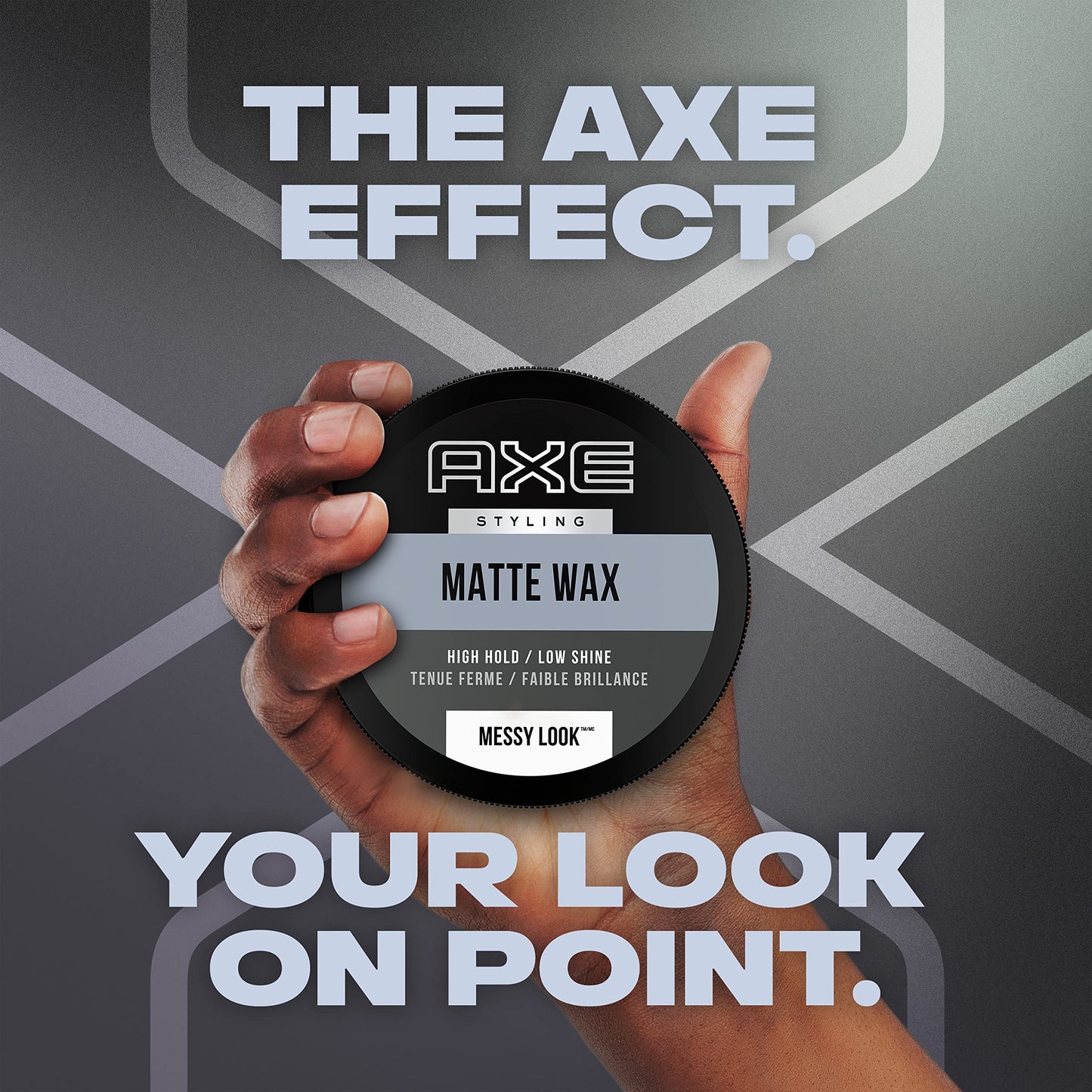 AXE Styling Messy Look Textured Matte Hairstyle Pomade Easy to Use Styling Hair Product 2.64 oz Beauty & Personal Care AXE