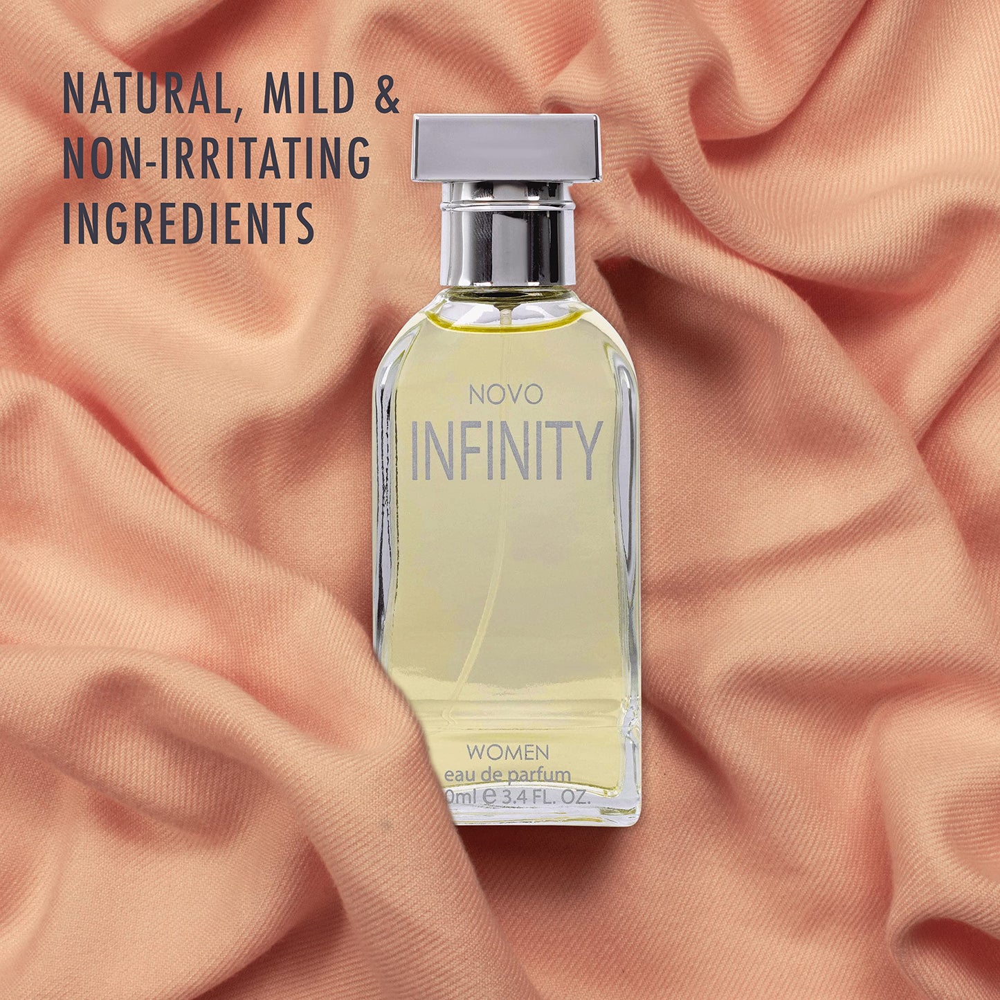 NovoGlow Novo Infinity for Women - 3.4 Fluid Ounce Eau De Parfum Spray for Women - Refreshing Mix of Citrus Floral & Musk Fragrances Smell Fresh All Beauty & Personal Care NovoGlow