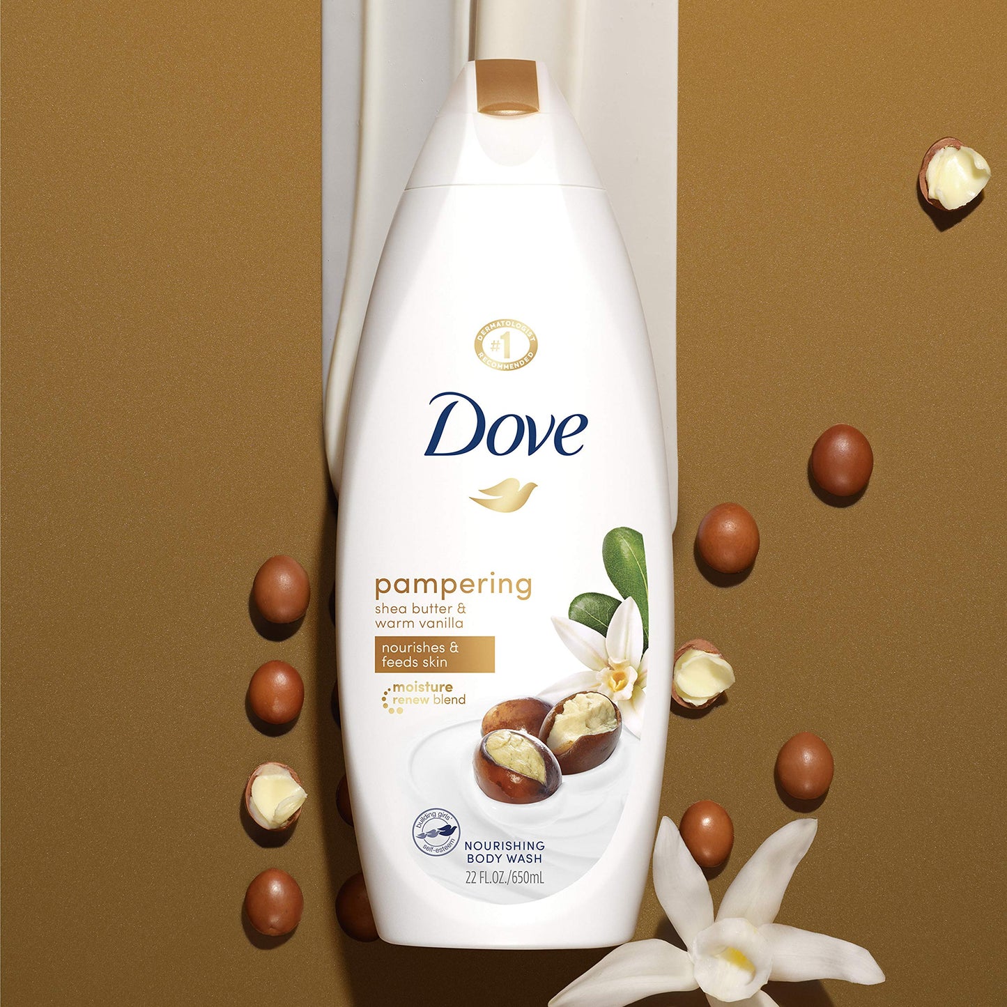 Dove Body Wash for Dry Skin Shea Butter with Warm Vanilla Cleanser That Effectively Washes Away Bacteria While Nourishing Your Skin 22 oz Beauty & Personal Care Dove