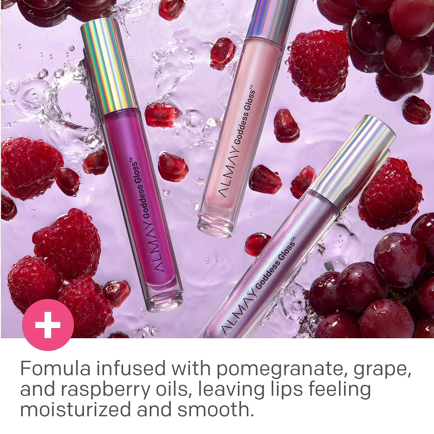 Almay Lip Gloss, Non-Sticky Lip Makeup, Holographic Glitter Finish, Hypoallergenic, 700 Flame, 0.9 Oz Beauty & Personal Care Almay