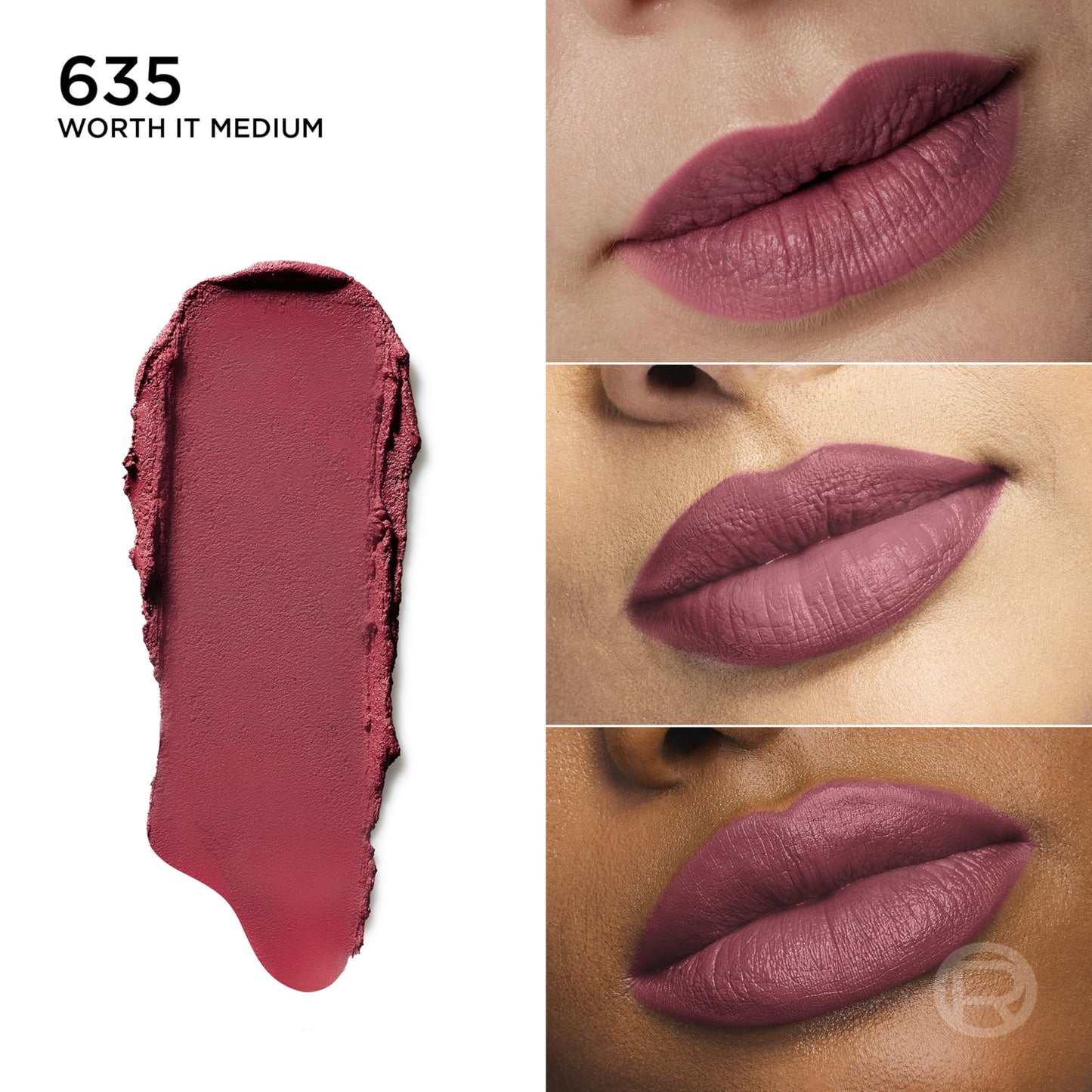 L'Oreal Paris Colour Riche Blurred Matte Lipstick for Moisturized Lips, Lip Makeup with Argan Oil and Vitamin E, Worth It Medium Beauty & Personal Care L'Oreal Paris