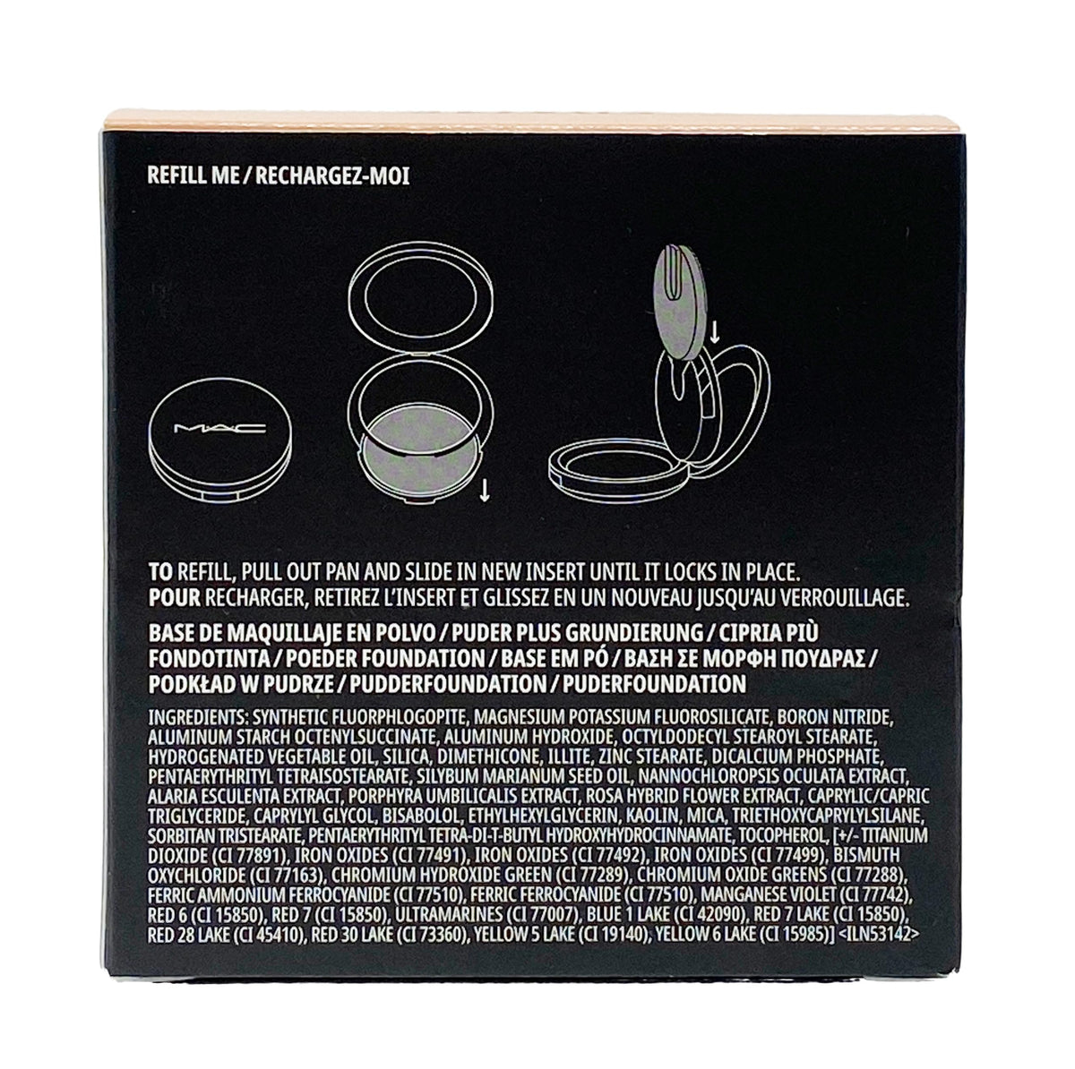 M.A.C Studio Fix Powder Plus Foundation 24 hr Oil Control Refillable - NW22 (Warm beige with rosy undertone for light to medium skin) .42 Oz / 12g