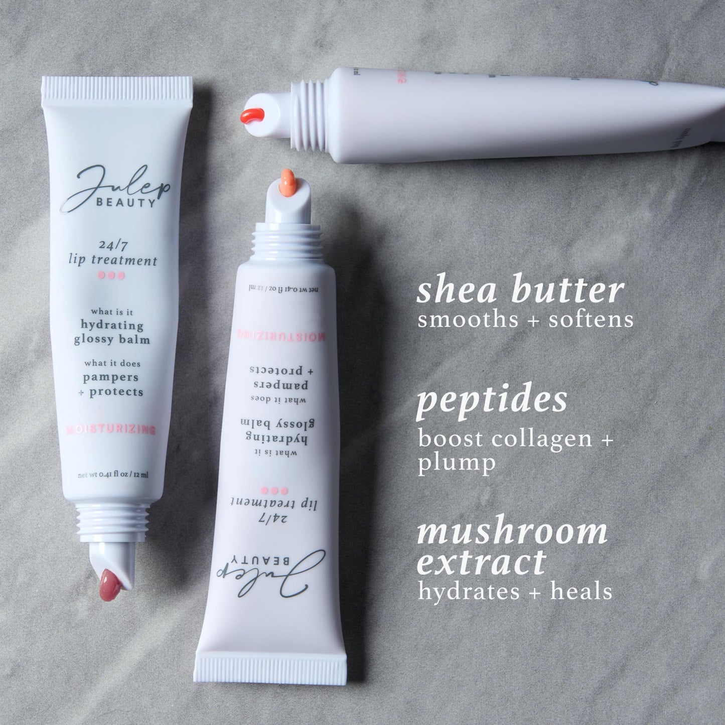 Julep 24/7 Lip Treatment - Hydrating & Glossy Lip Balm and Lip Sleeping Mask with Shea Butter - Moisturize, Protect & Soothe - Vegan & Cruelty-Free Beauty & Personal Care Julep