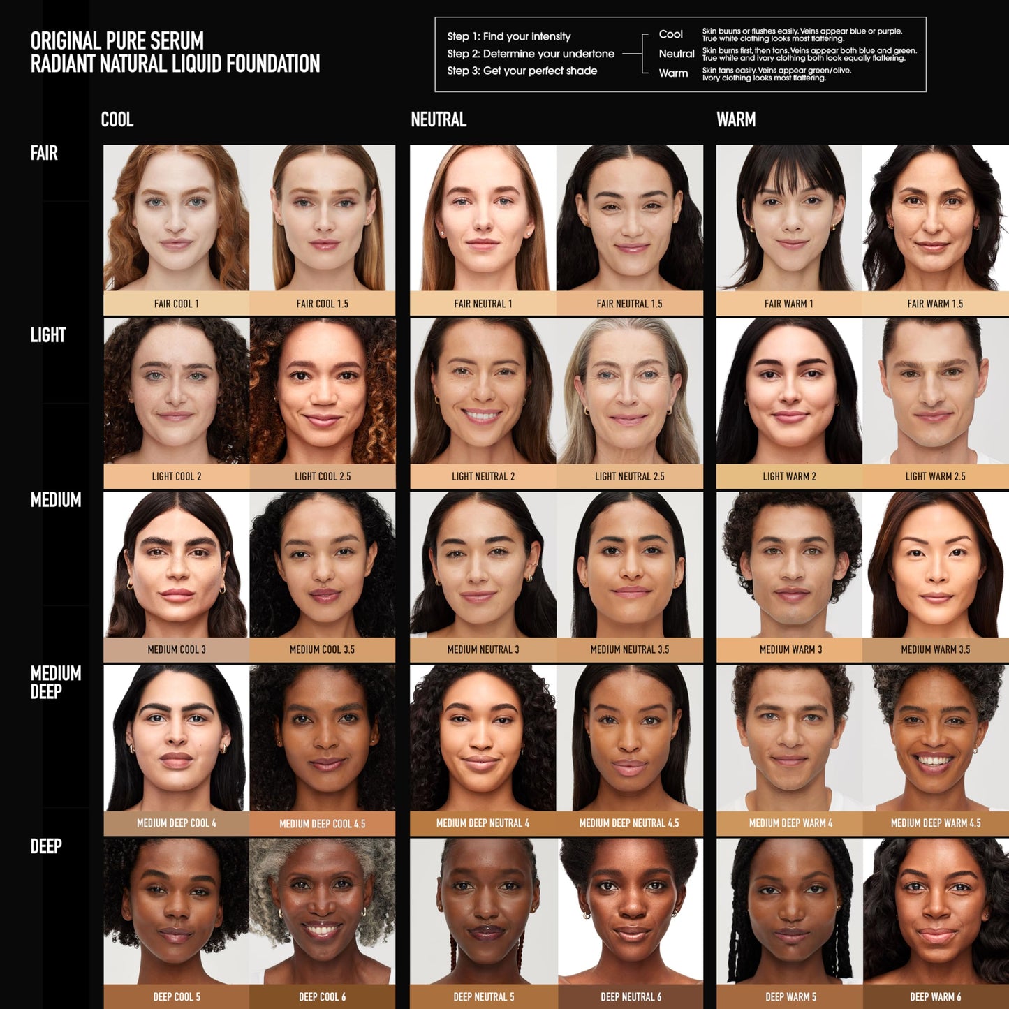 bareMinerals Original Pure Serum Radiant Natural Liquid Foundation Mineral SPF 20, Light Neutral 2.5, Vegan, Cruelty-Free & Dermatologist-Tested Beauty & Personal Care bareMinerals