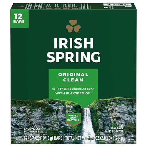 Irish Spring Original Deodorant Bar Soap, 12 Count Beauty & Personal Care Irish Spring